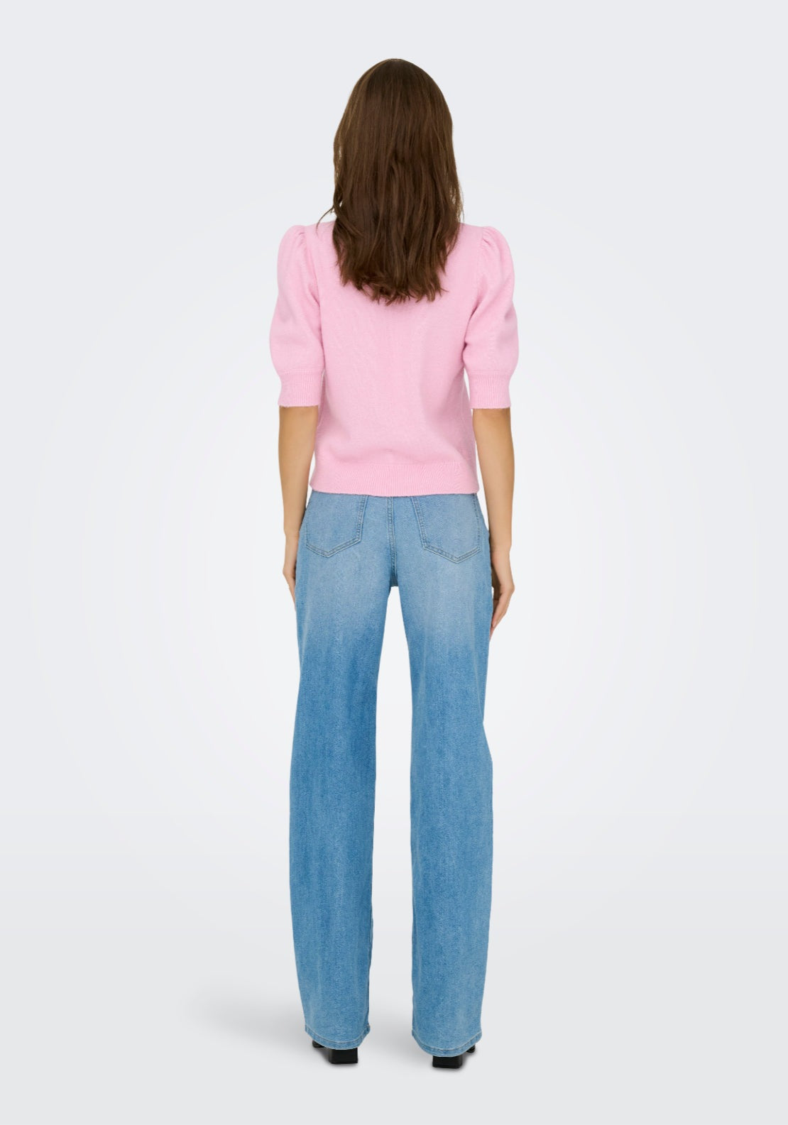 Jdy Rue Life 2/4 Sleeve Pearl Knitwear - Fragrant Lilac/melange 2 Shaws Department Stores