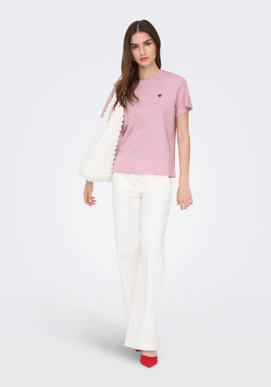 Jdy Short Sleeve Round Neck T-Shirt - Fragrant Lilac 5 Shaws Department Stores