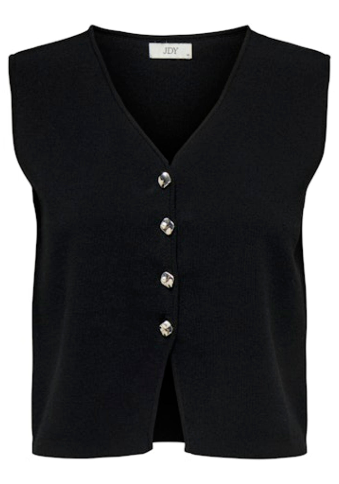 Astra Sleeveless Vest - Black