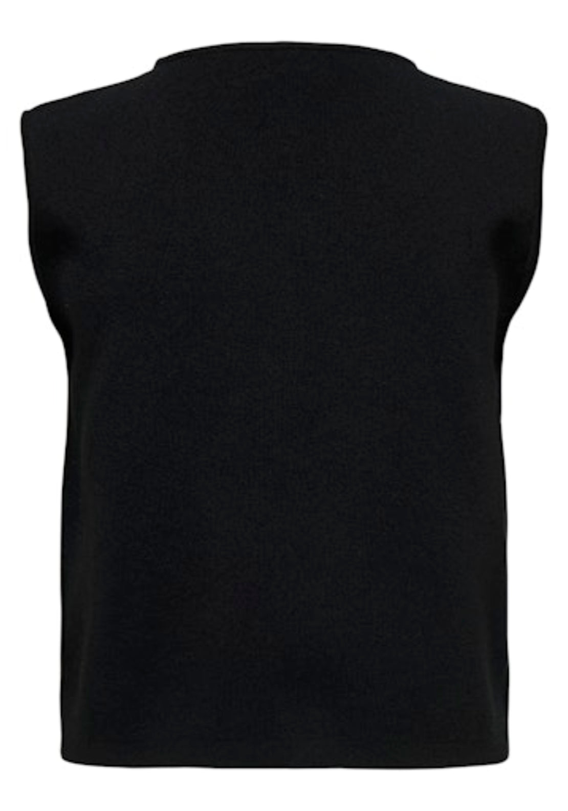 Astra Sleeveless Vest - Black