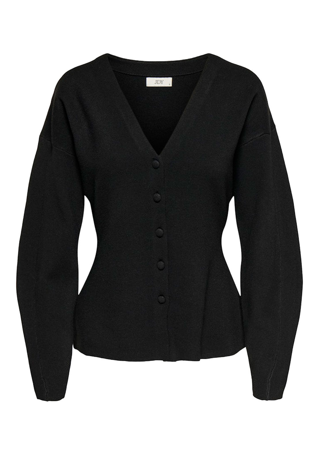 Jdy Long Sleeve Fitted Cardigan - Black 6 Shaws Department Stores