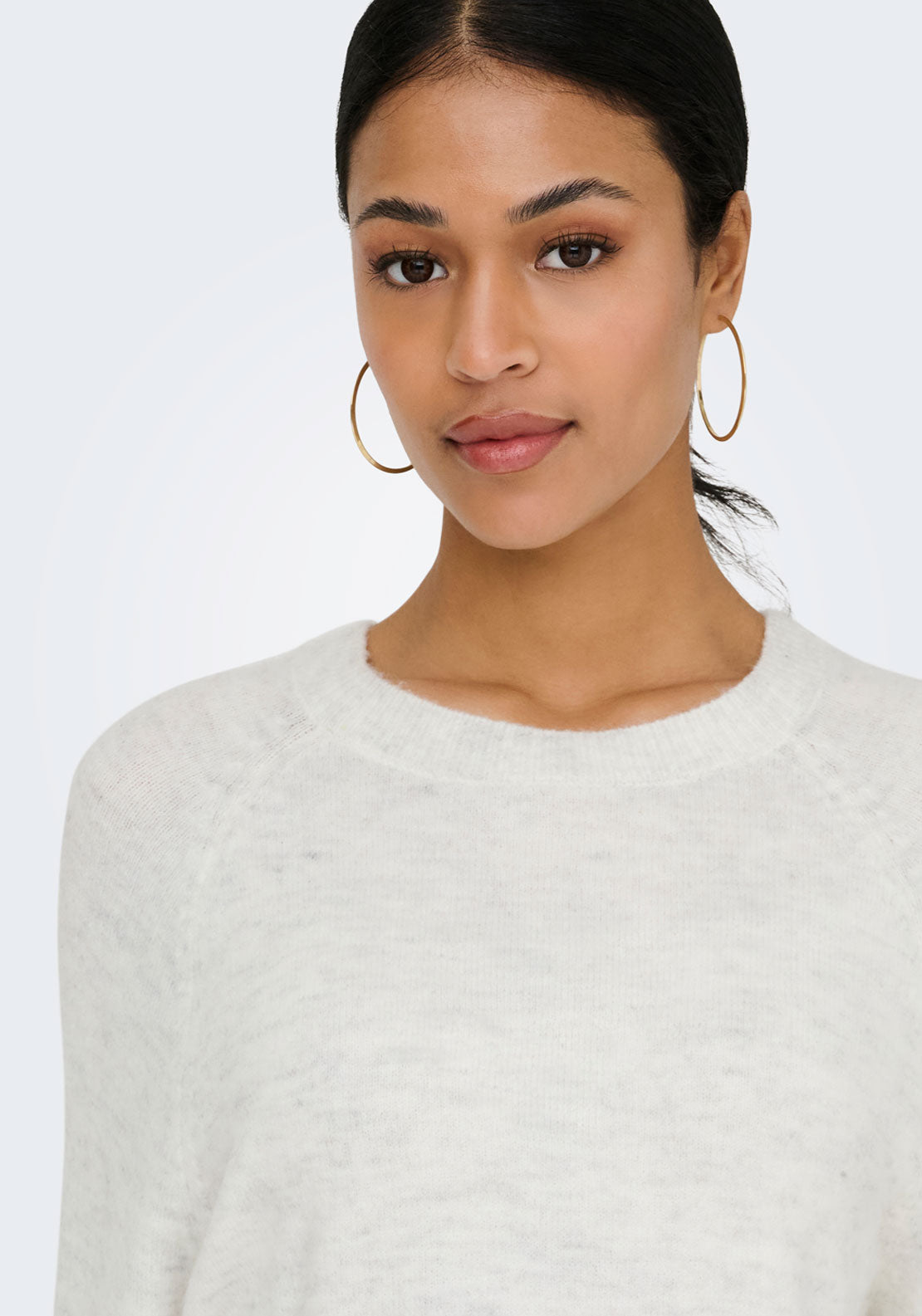 Jdy Elanora 3/4 Sleeves Knitwear - Cloud Dancer 3 Shaws Department Stores