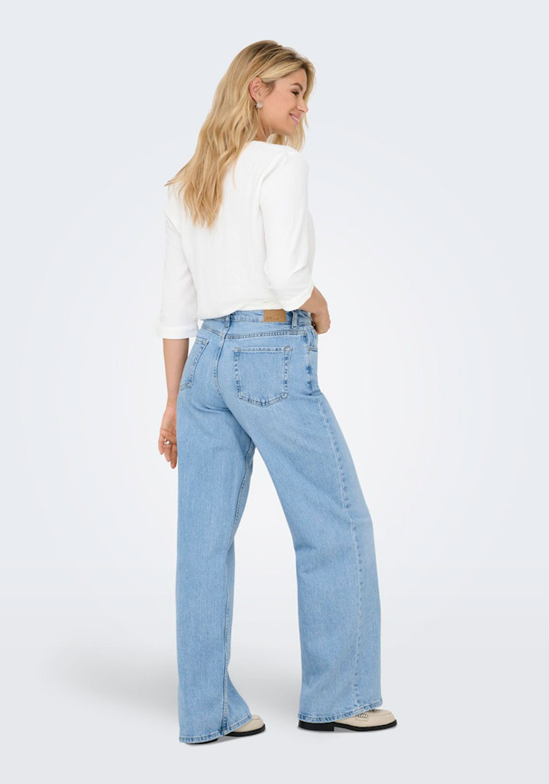 Jdy Wide Leg Jeans L30 - Blue 2 Shaws Department Stores