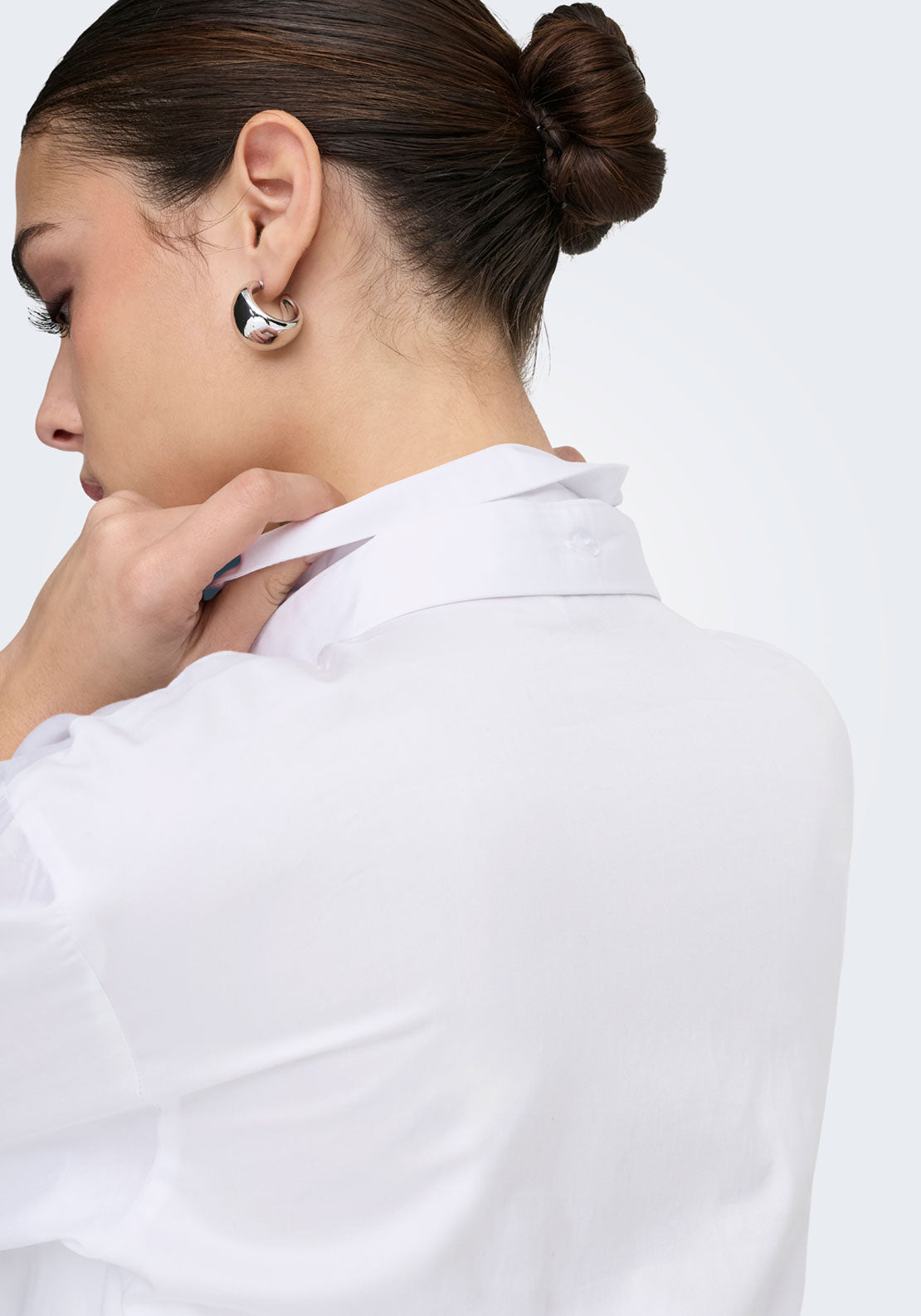 Jdy Willow Loose Long Sleeve Bow Shirt - Bright White 5 Shaws Department Stores
