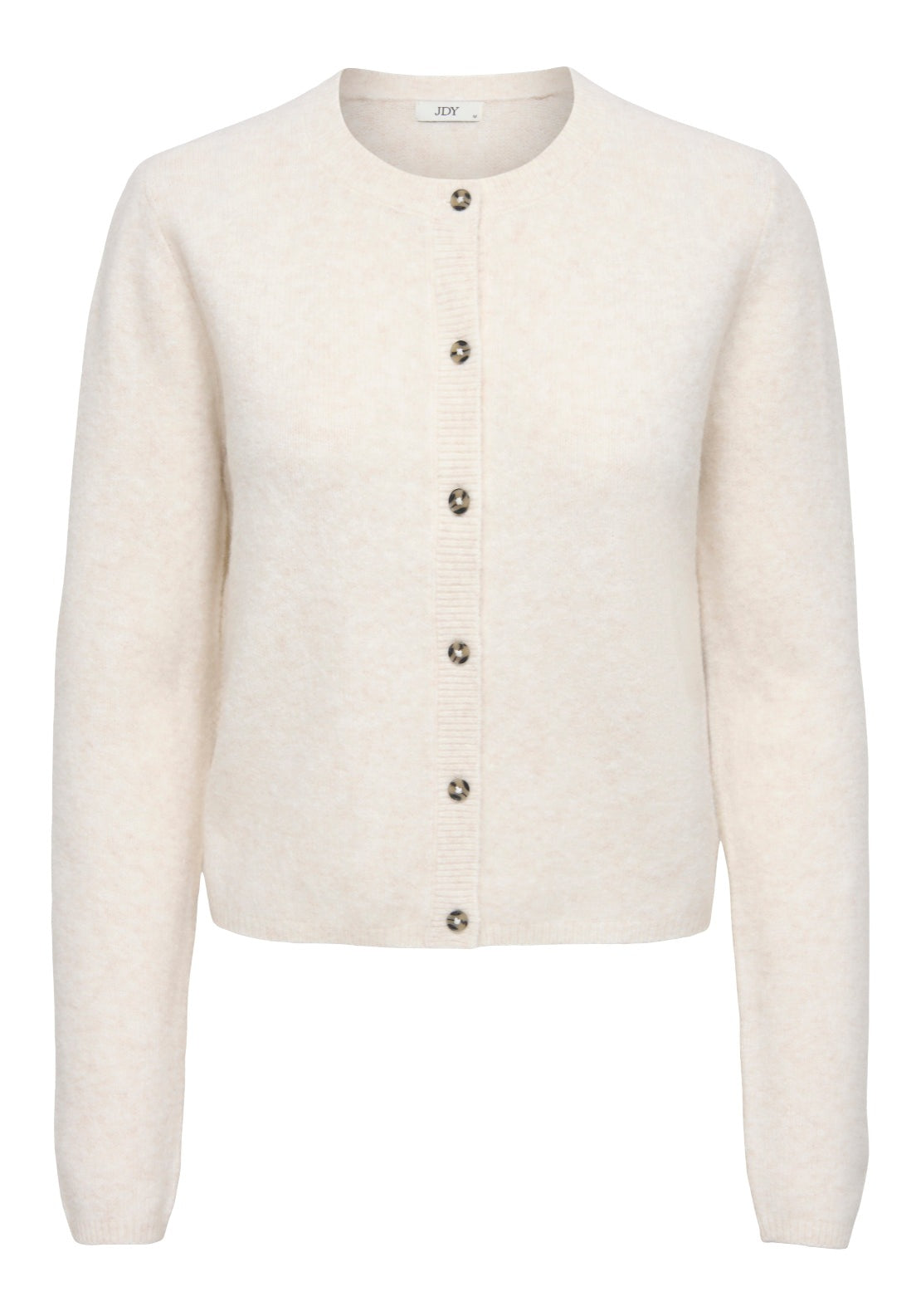 Jdy Chloe Long Sleeve Cardigan - Birch Melange 5 Shaws Department Stores