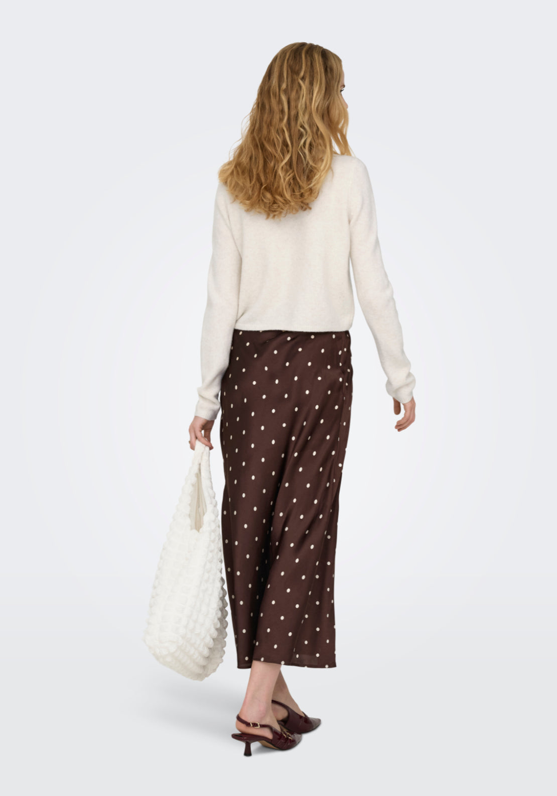 Jdy Chloe Long Sleeve Cardigan - Birch Melange 2 Shaws Department Stores