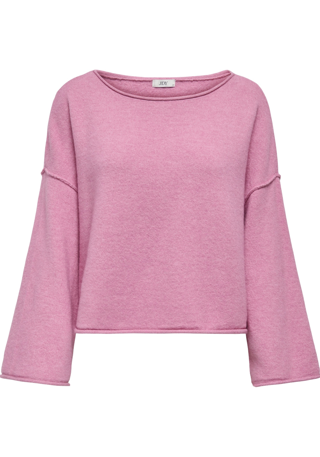 Rue Life Long Sleeve Boat Neck Pullover - Cashmere Rose