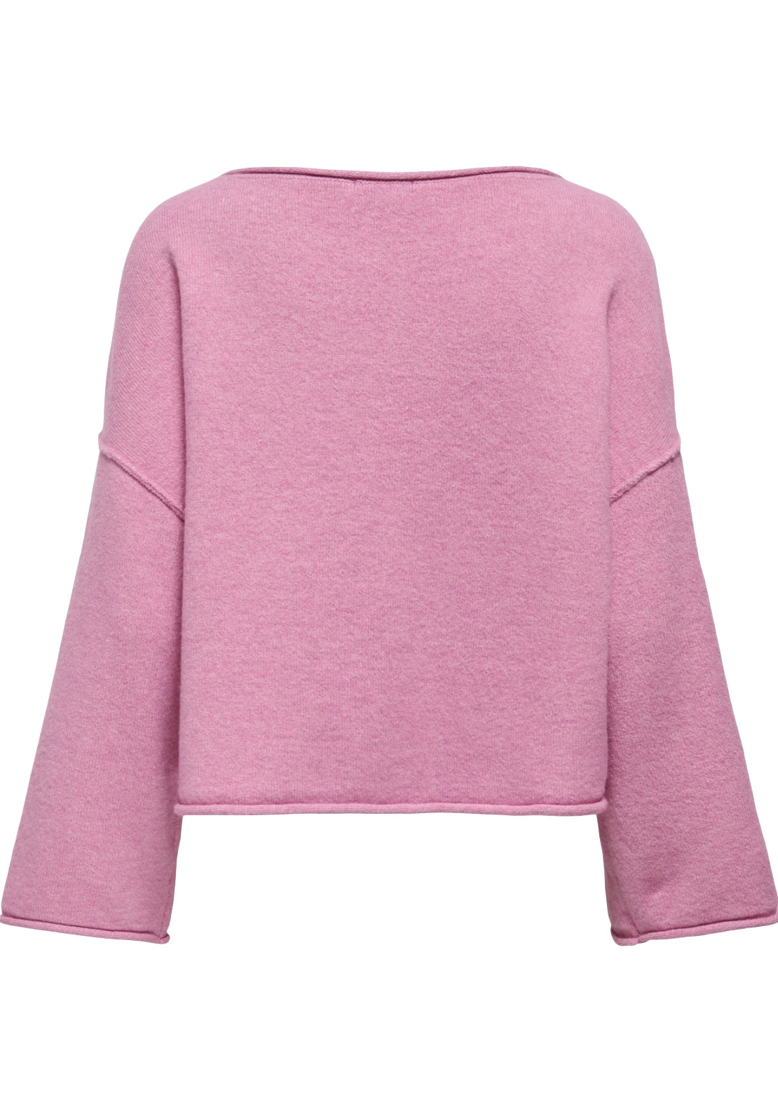 Rue Life Long Sleeve Boat Neck Pullover - Cashmere Rose