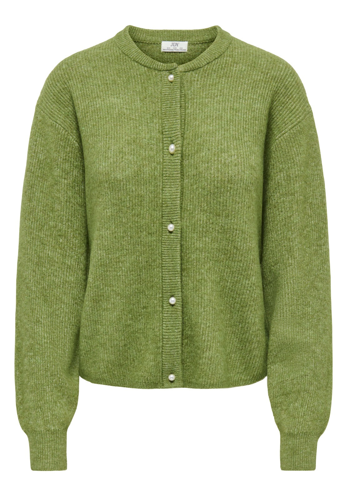 Jdy Lumi Long Sleeve Button Cardigan - Cedar Green Melange 1 Shaws Department Stores