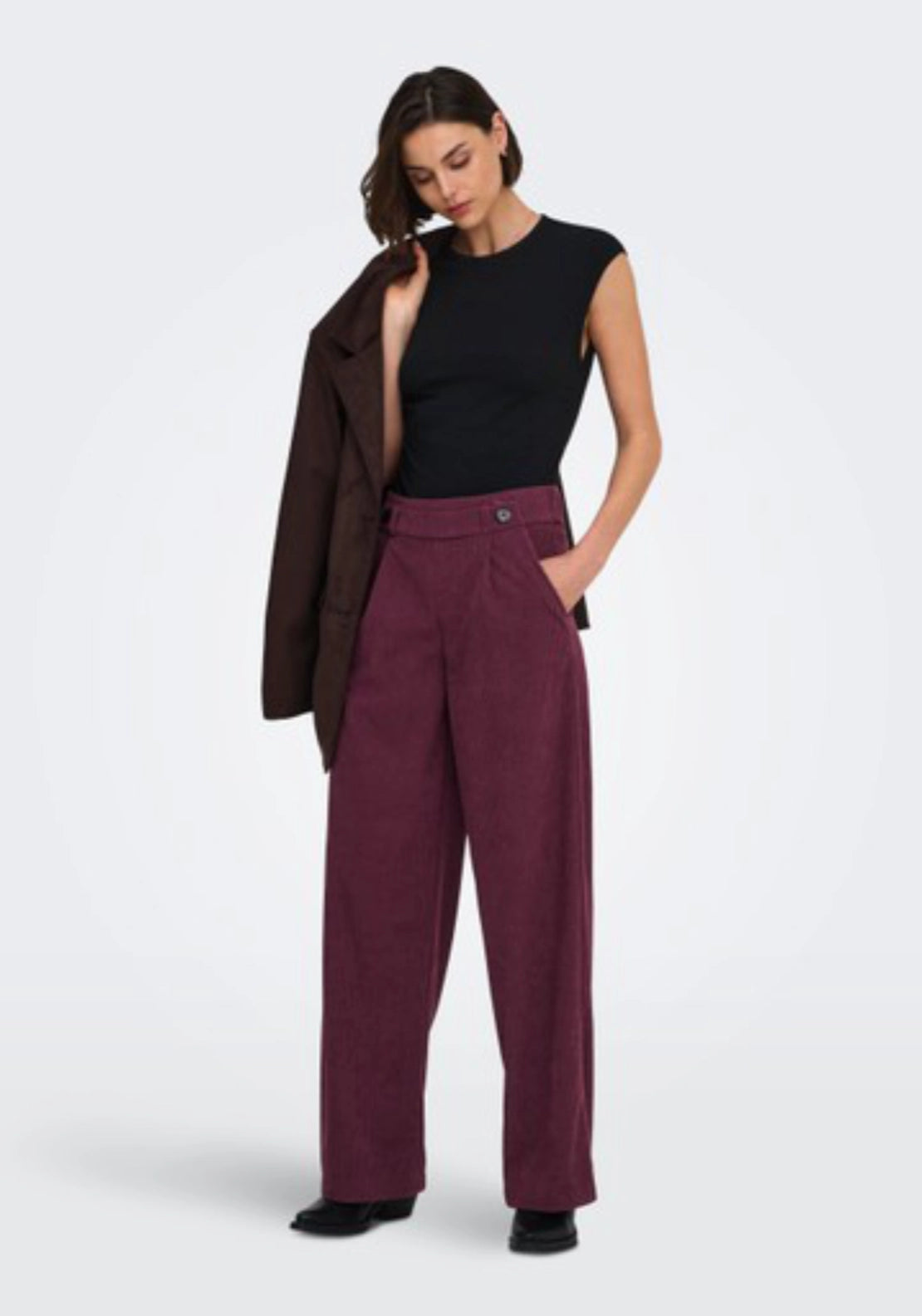 Geggo Cord Trousers - Windsor Wine