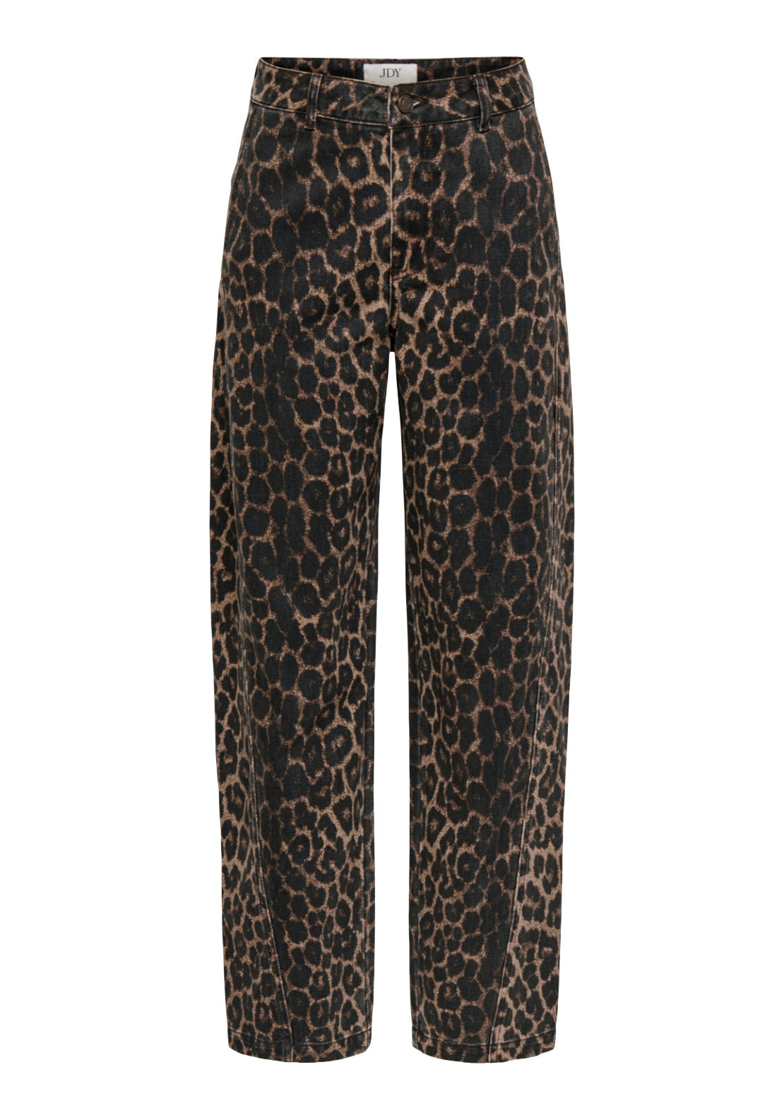 Jdy Bay High Waist Barrel Trousers - Fossil Leo 1 Shaws Department Stores