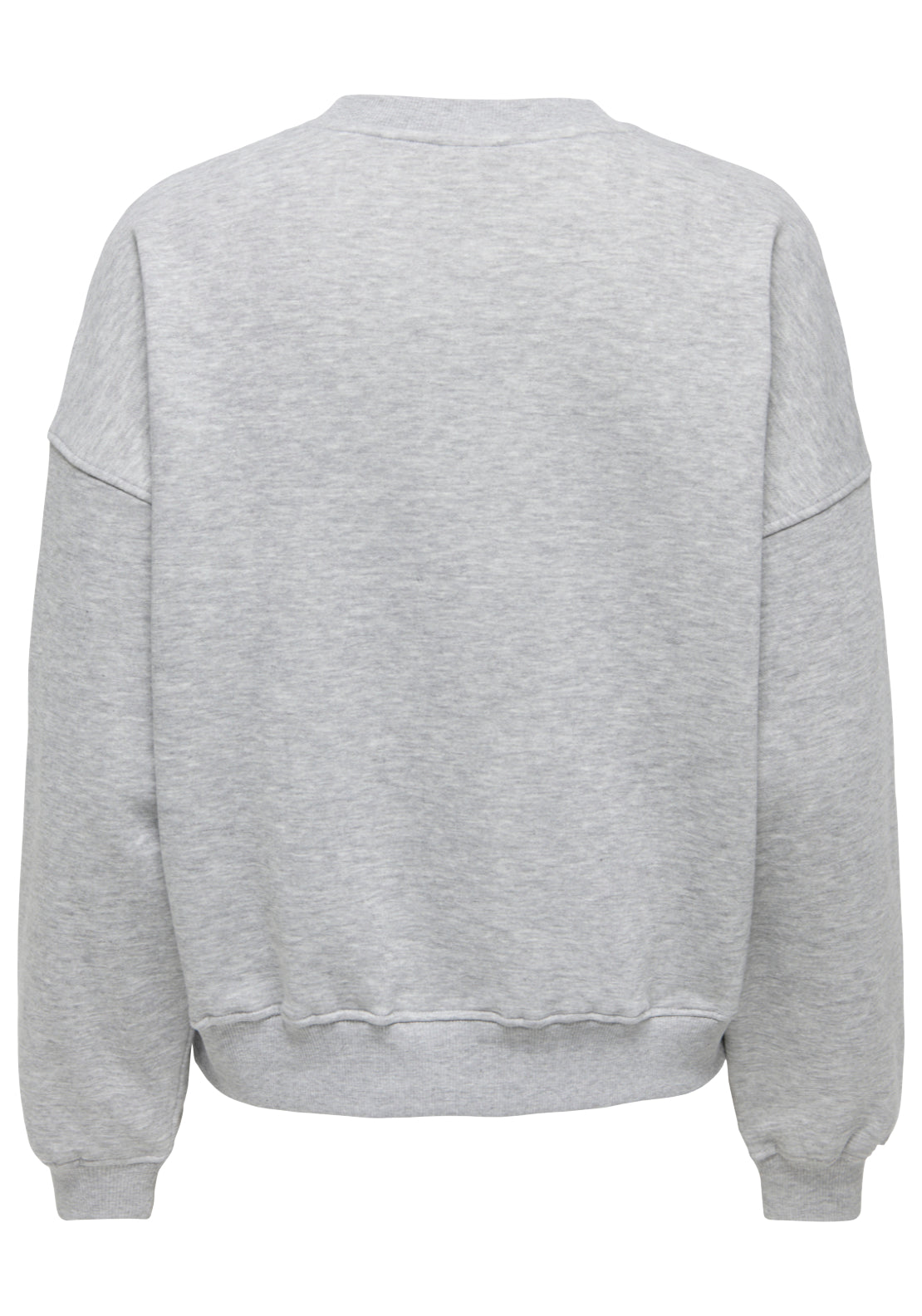 Jdy Mesa Long Sleeve Embroidered Sweatshirt - Light Grey Melange 6 Shaws Department Stores