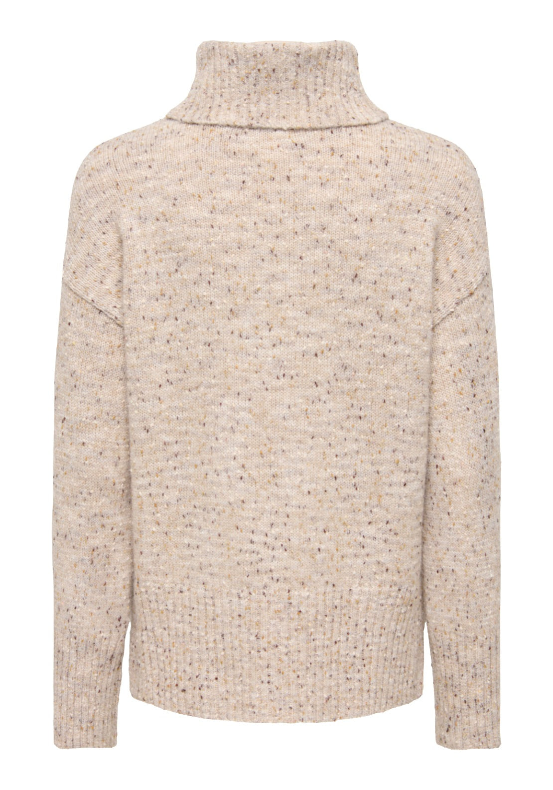 Jdy Sabine Long Sleeve Cowl Neck Pullover - Beige 2 Shaws Department Stores