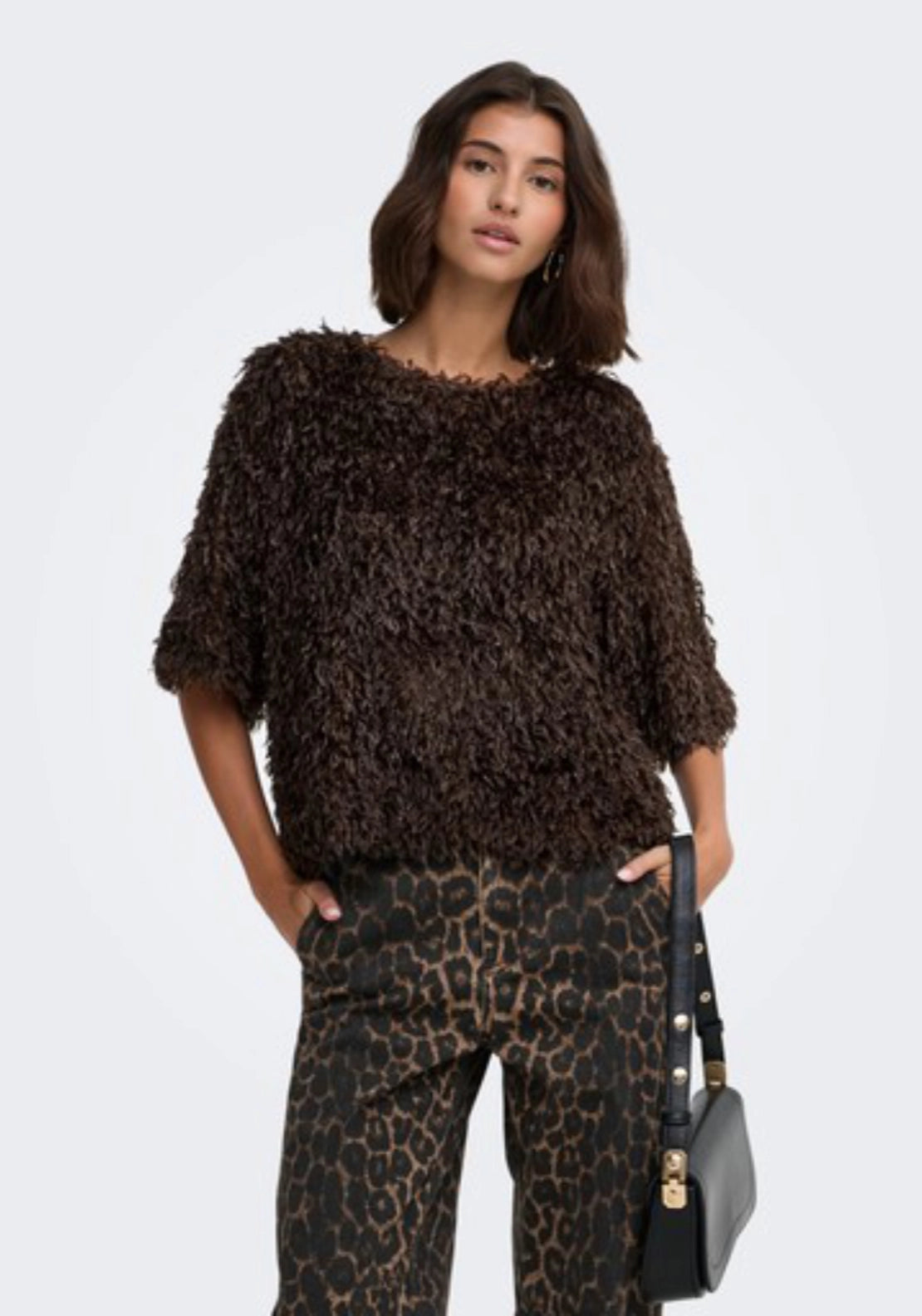 Marta Life Relaxed Oversized Top - Brown