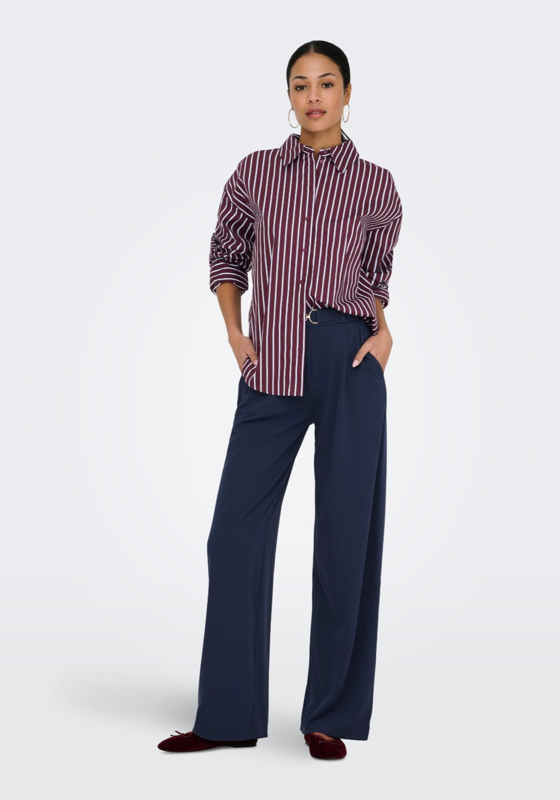 Jdy Serena Long Sleeve Shirt - Port Royale 5 Shaws Department Stores