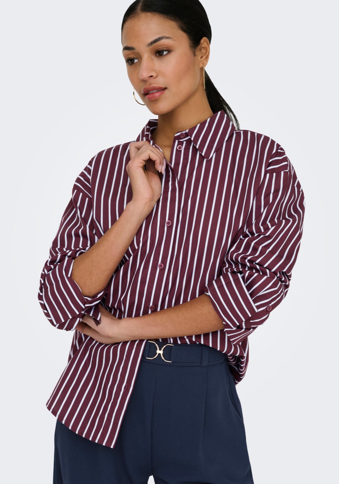 Jdy Serena Long Sleeve Shirt - Port Royale 3 Shaws Department Stores