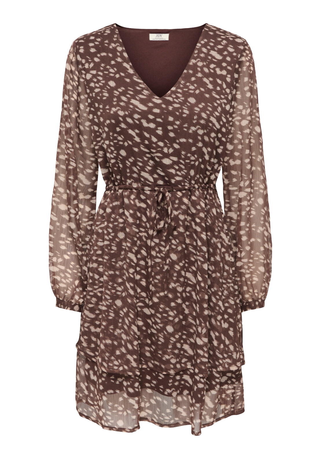 Jdy Sandra Long Sleeve Layer Dress - Sassafras 1 Shaws Department Stores