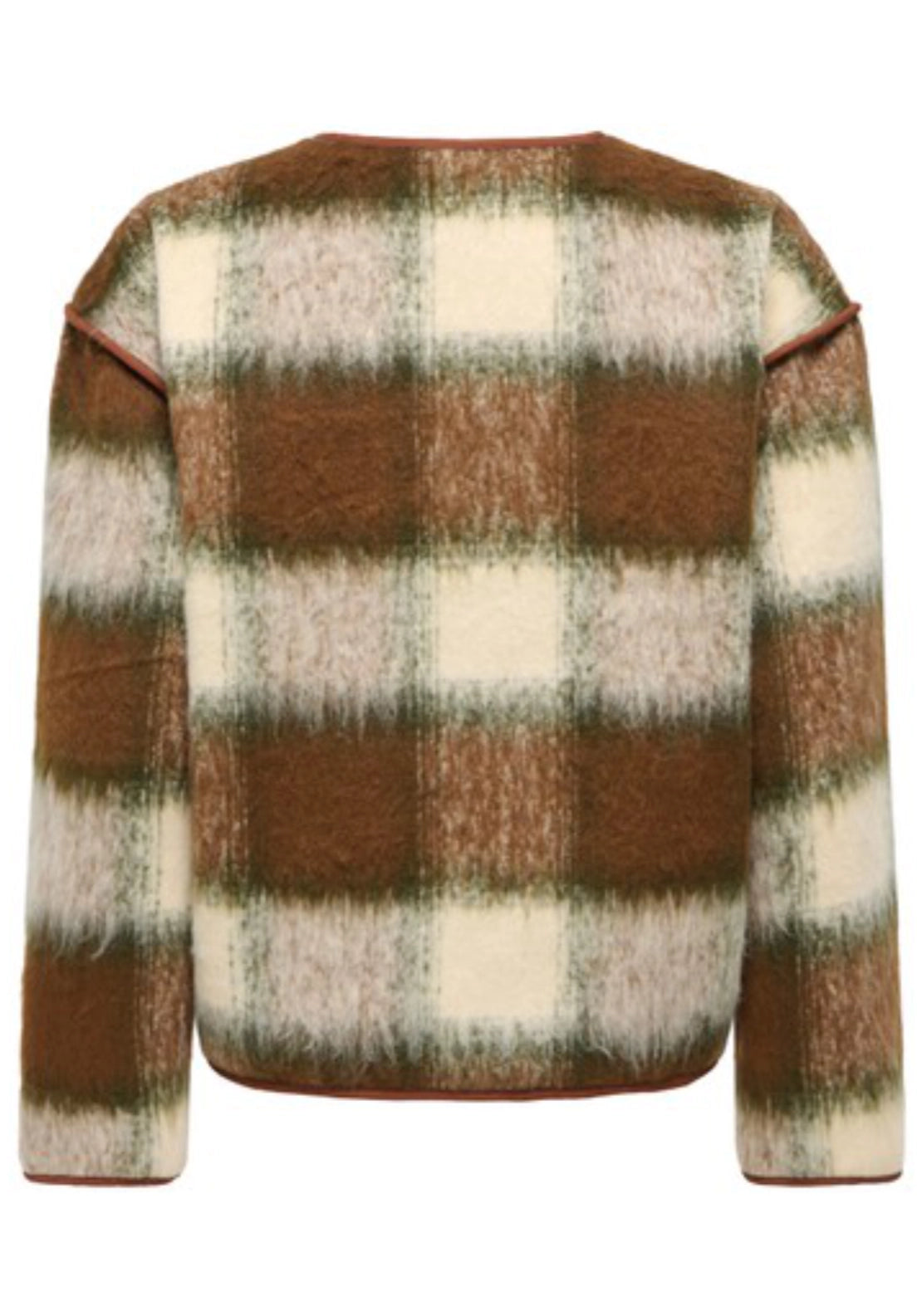 Salome Long Sleeve Brushed Jacket - Cedar Green