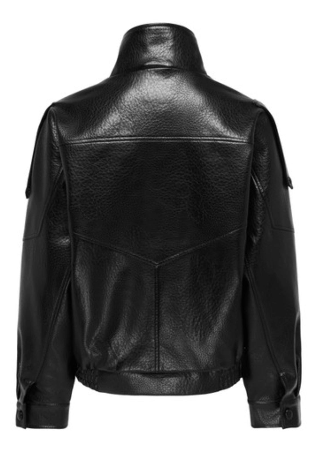 Raye Oversized Bomber Jacket - Black