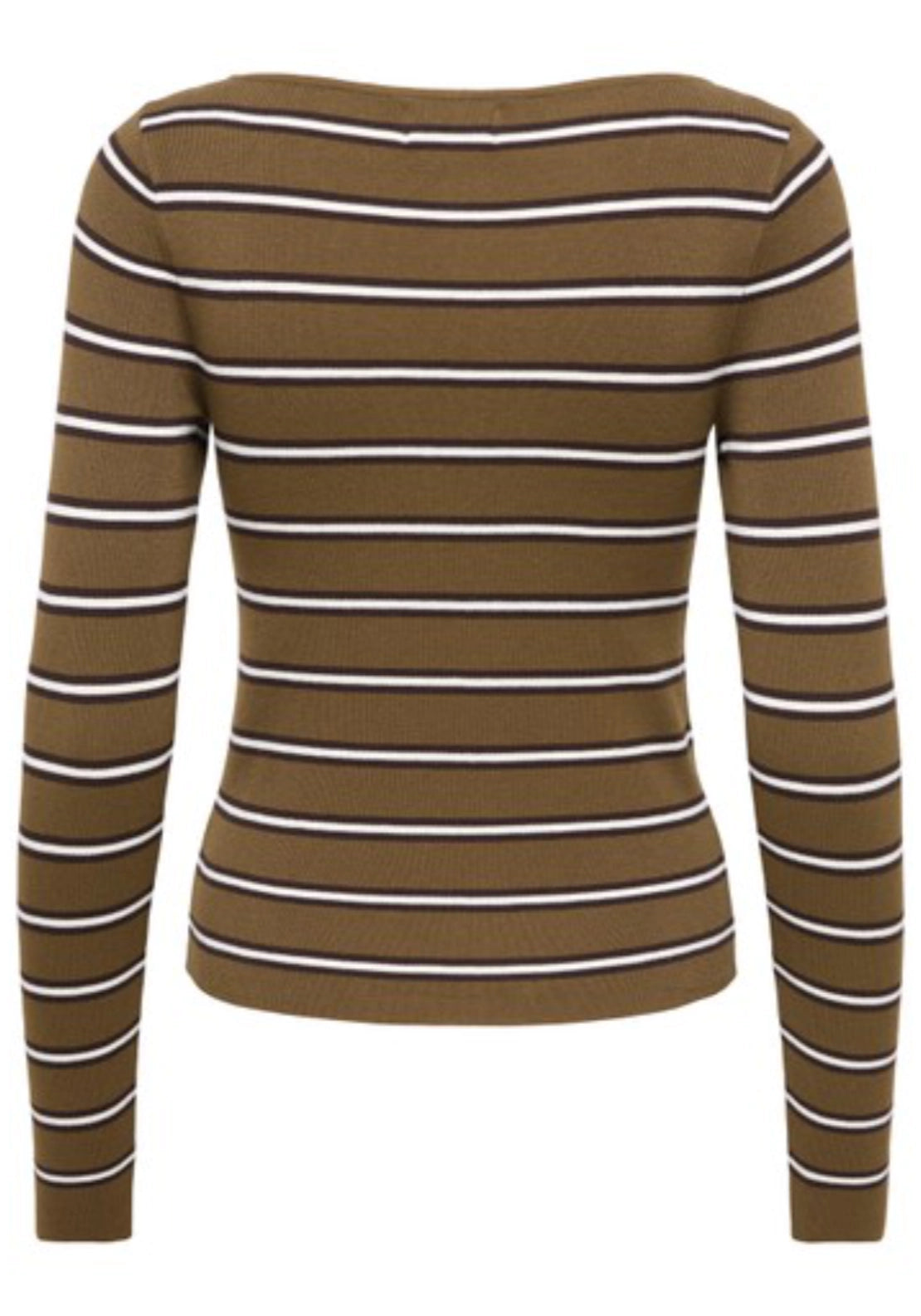 Bina Long Sleeve Pullover - Teak