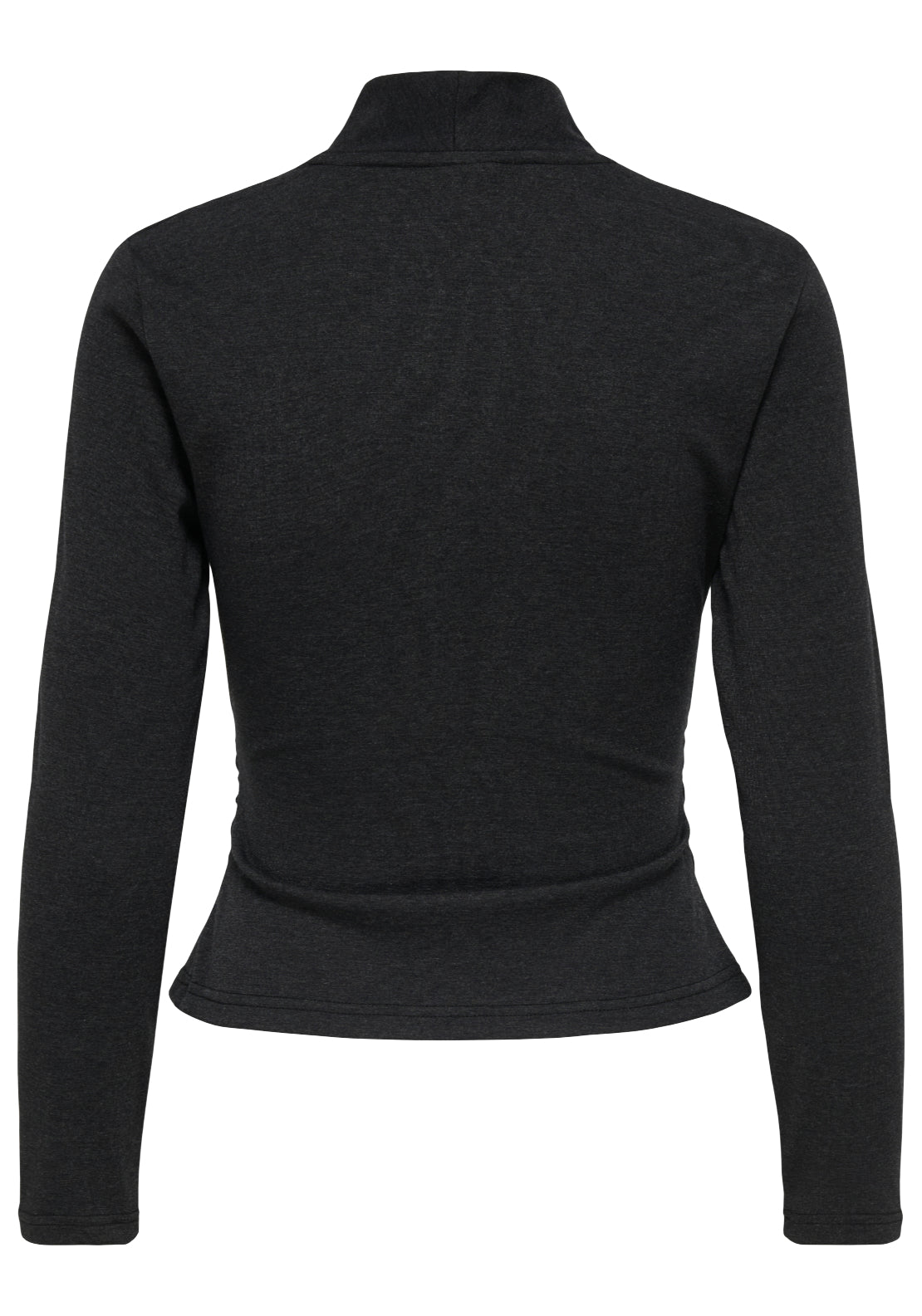 Jdy Daze Long Sleeve Wrap Top - Grey 2 Shaws Department Stores