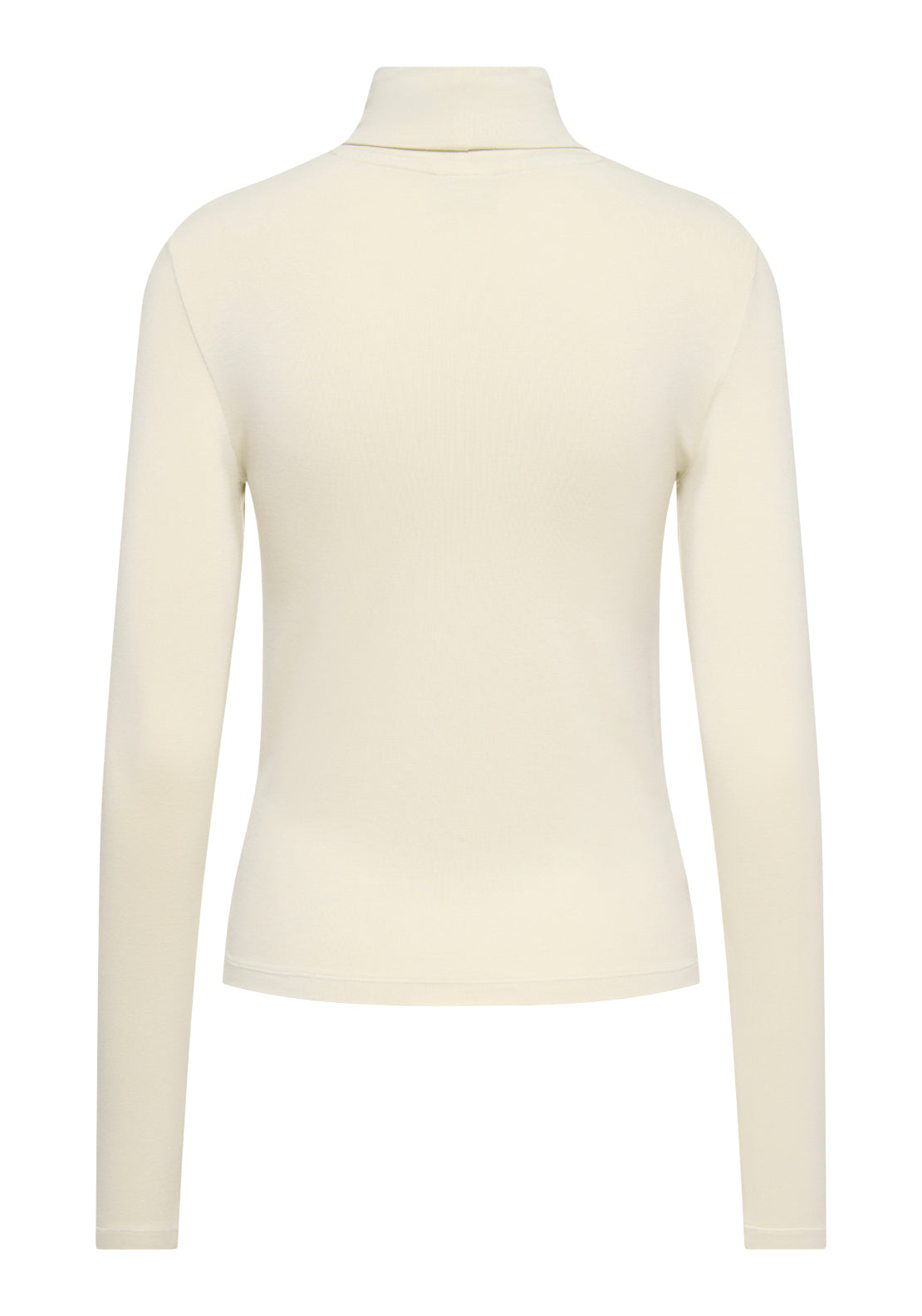 Jdy Sissy Long Sleeve High Neck Top - Beige 2 Shaws Department Stores