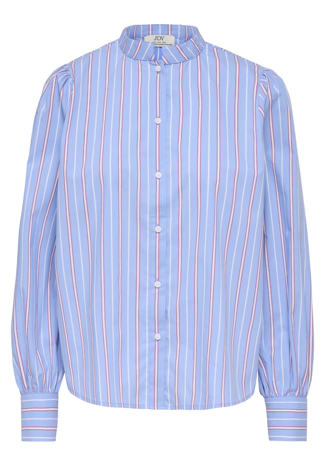 Jdy Mio Long Sleeve Mandarin Collar Shirt - Pale Iris 1 Shaws Department Stores