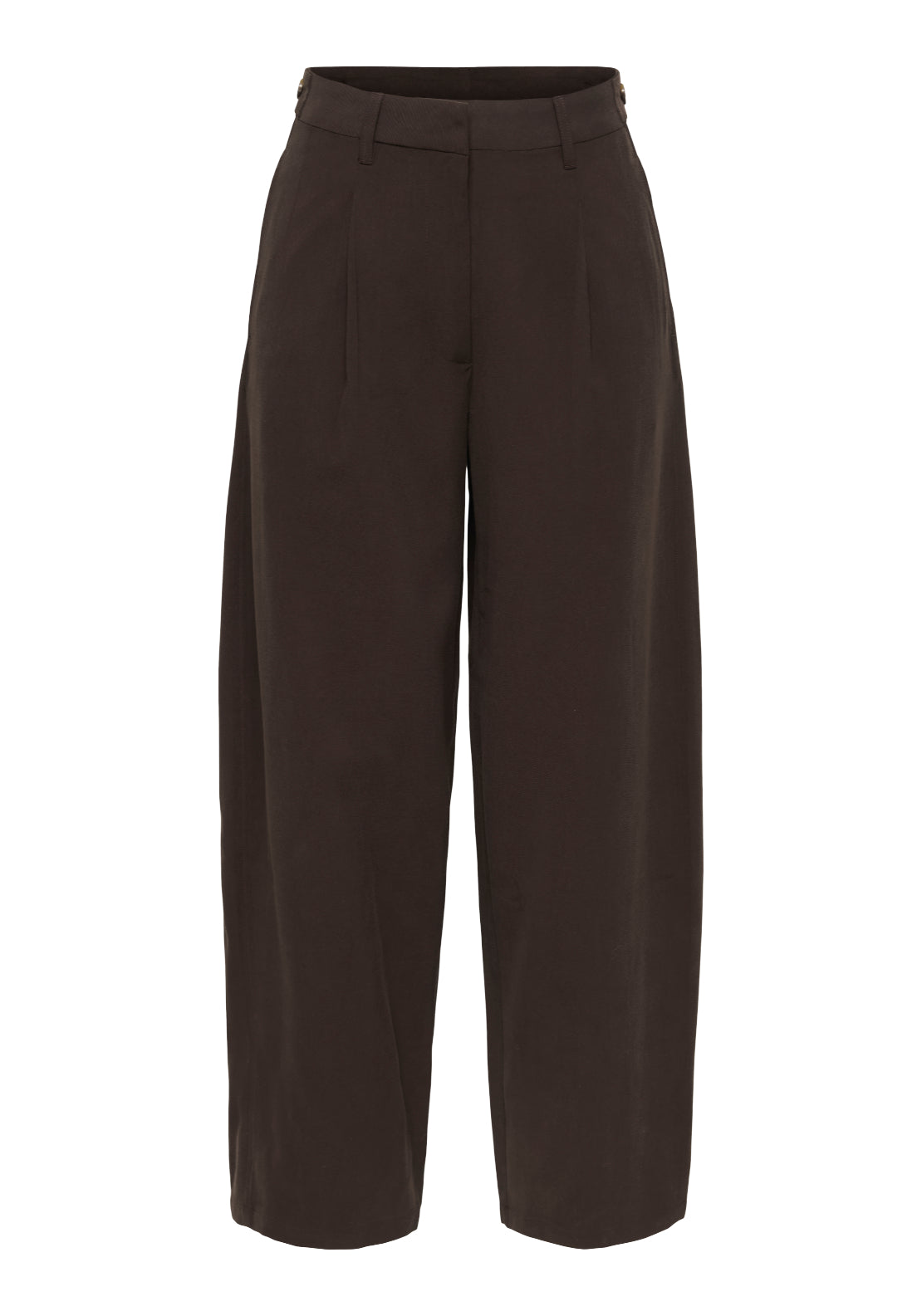 Jdy Milena Barrel Trousers - Chocolate Plum 1 Shaws Department Stores