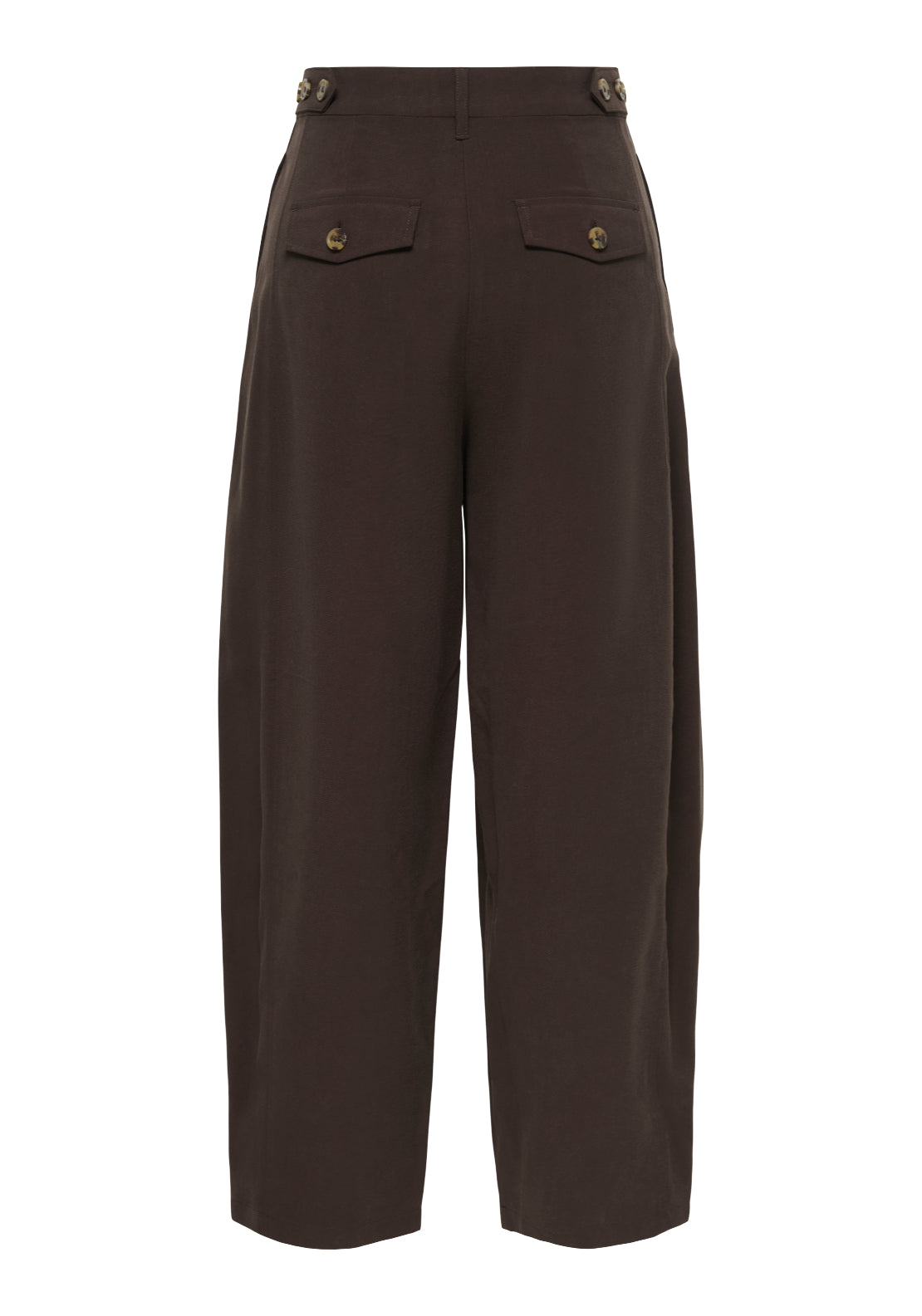 Jdy Milena Barrel Trousers - Chocolate Plum 2 Shaws Department Stores