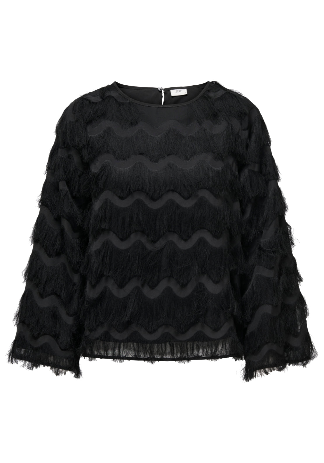 Jdy Kesha Long Sleeve Top - Black 1 Shaws Department Stores