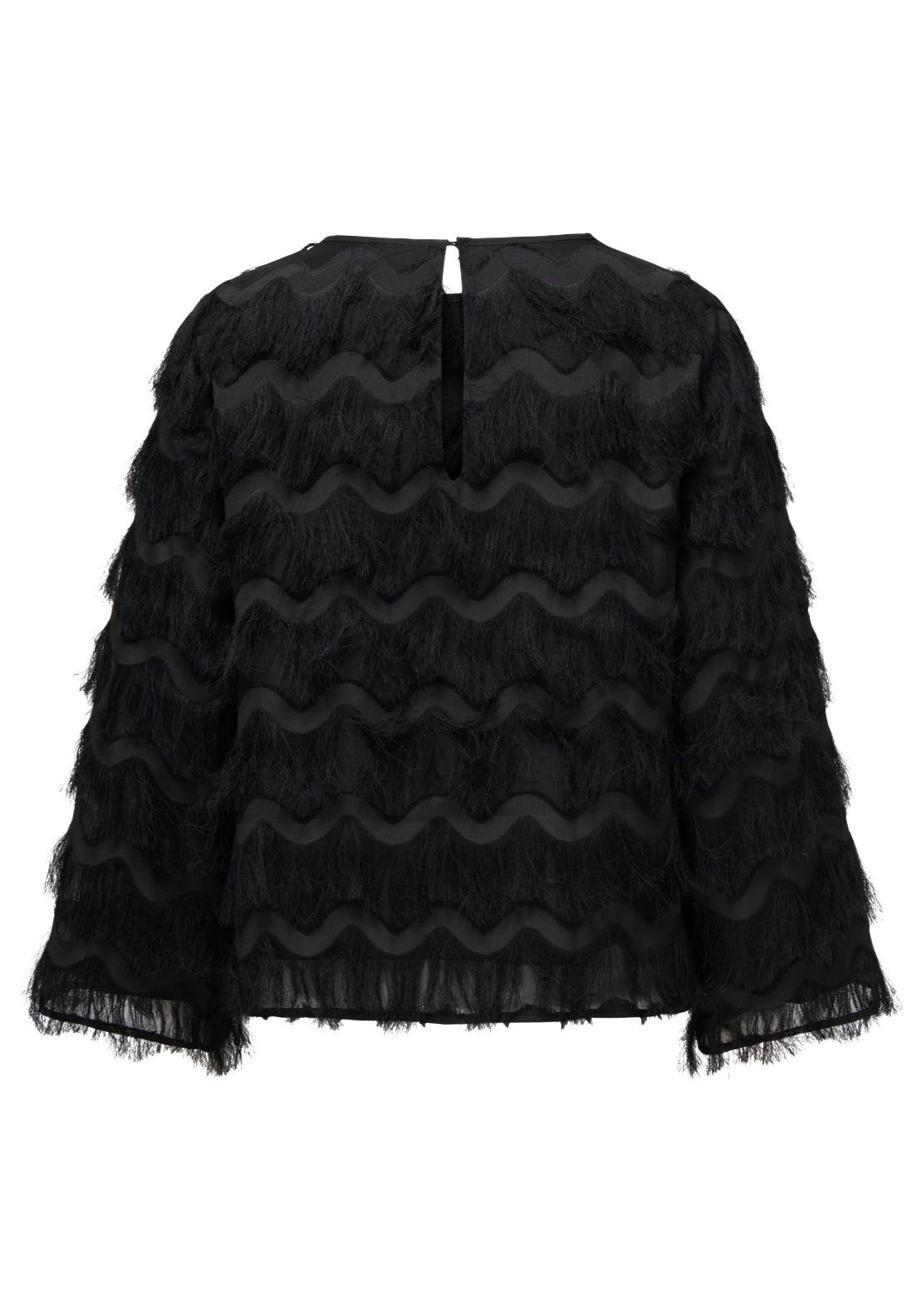 Jdy Kesha Long Sleeve Top - Black 2 Shaws Department Stores