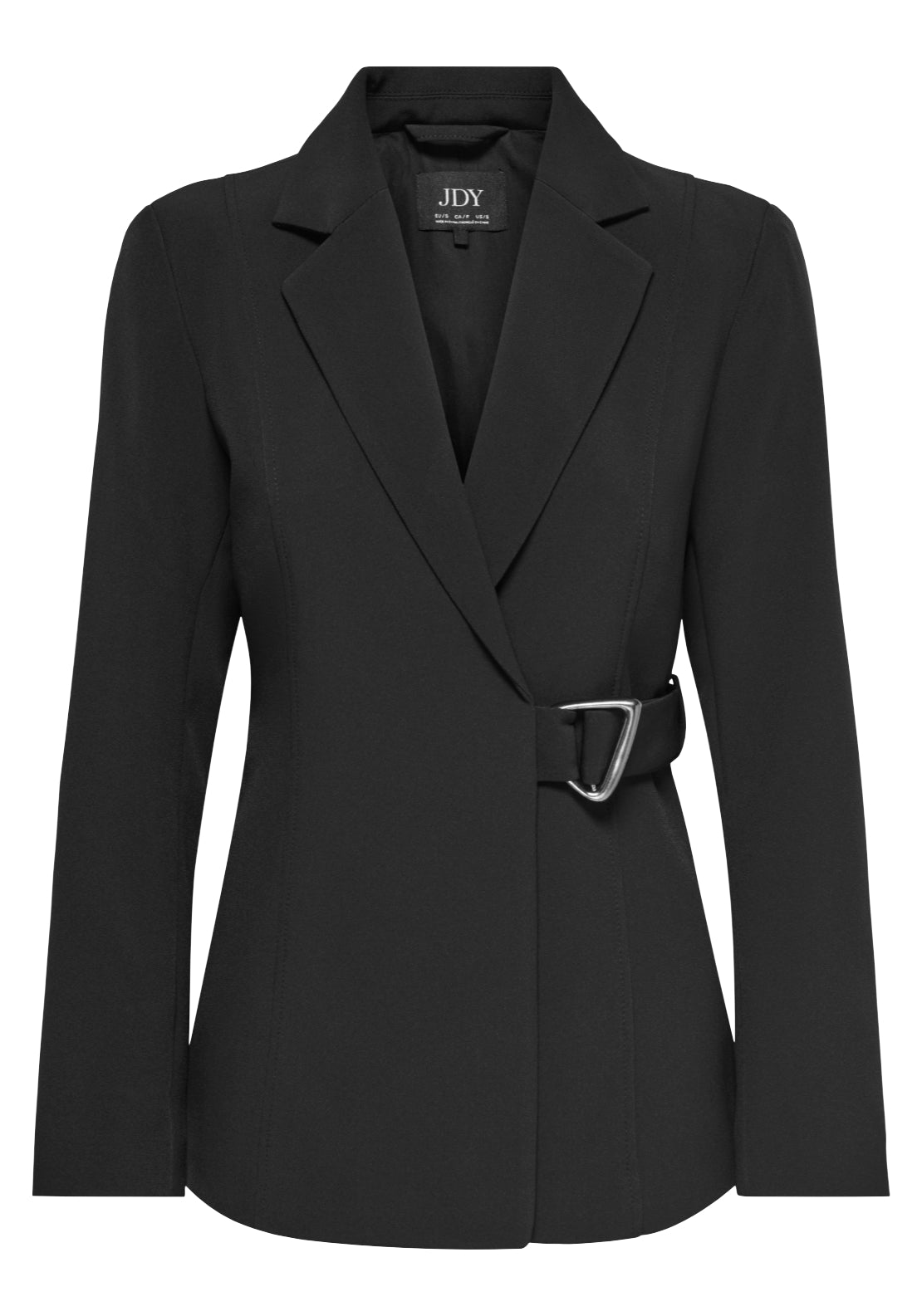 Jdy Storm Long Sleeve Buckle Blazer - Black 1 Shaws Department Stores