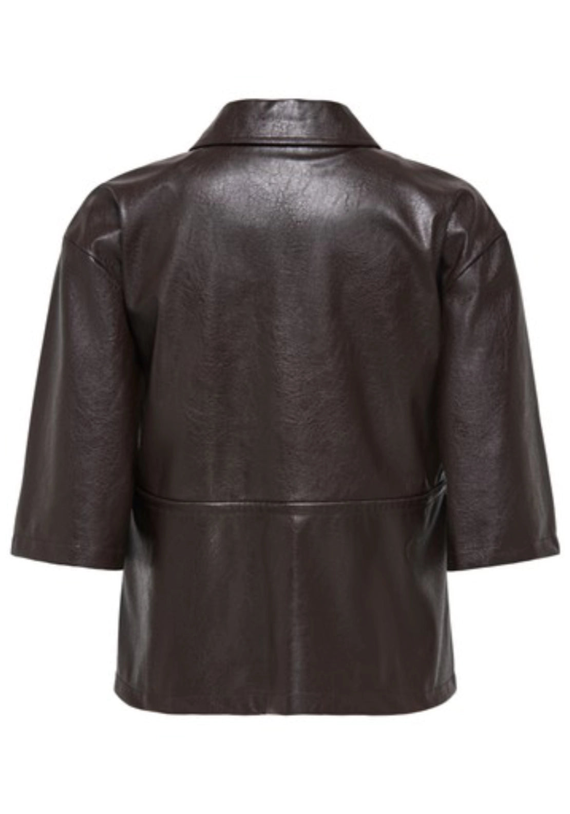 Uniq 2/4 Sleeves Top - Brown