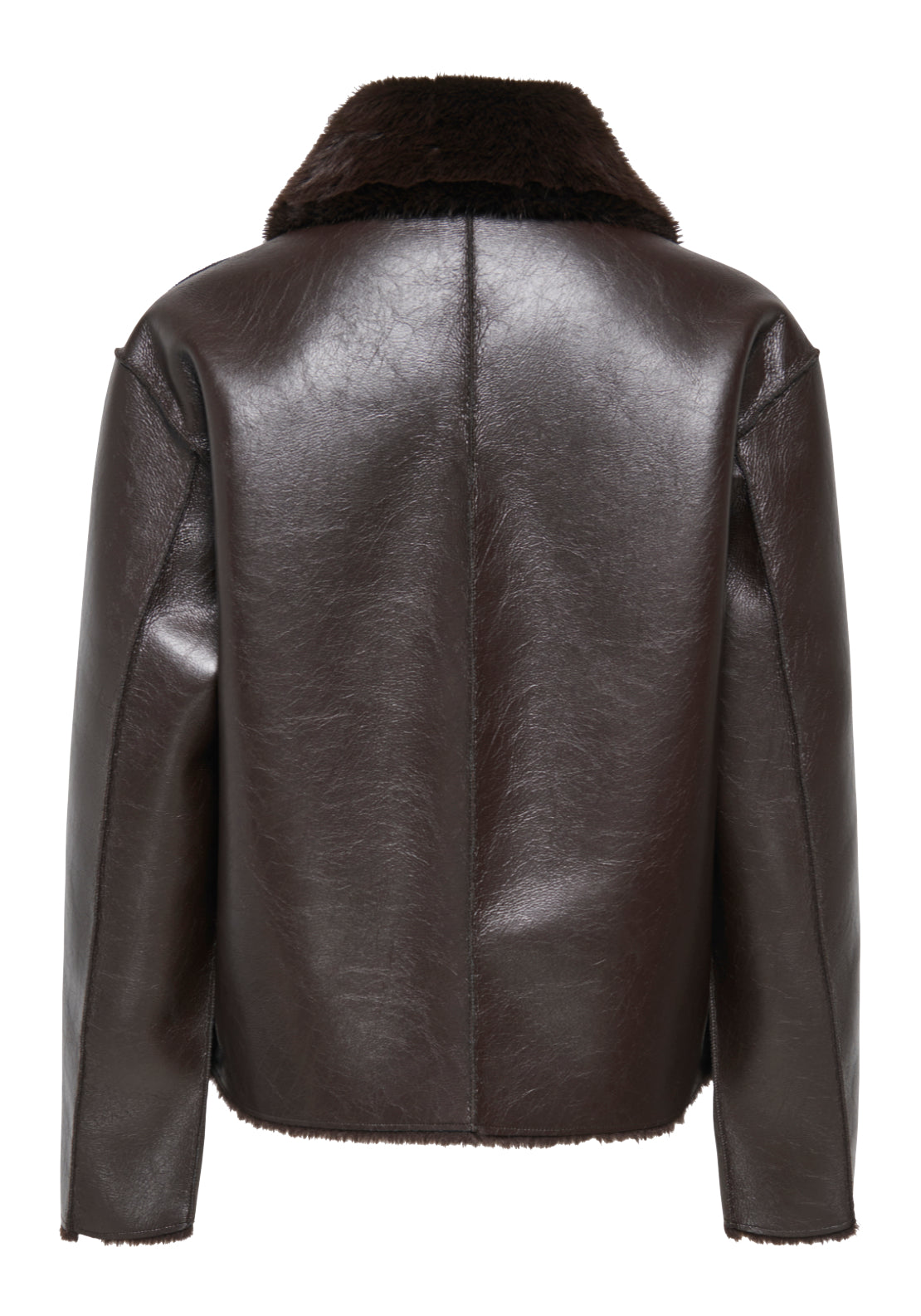 Jdy Coco Reversible Jacket - Brown 2 Shaws Department Stores
