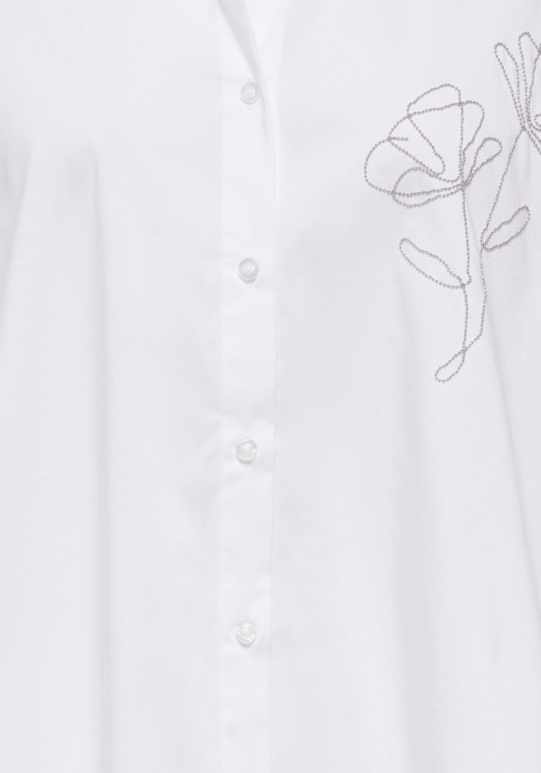 Jdy Melody Embellishment Shirt - White 3 Shaws Department Stores