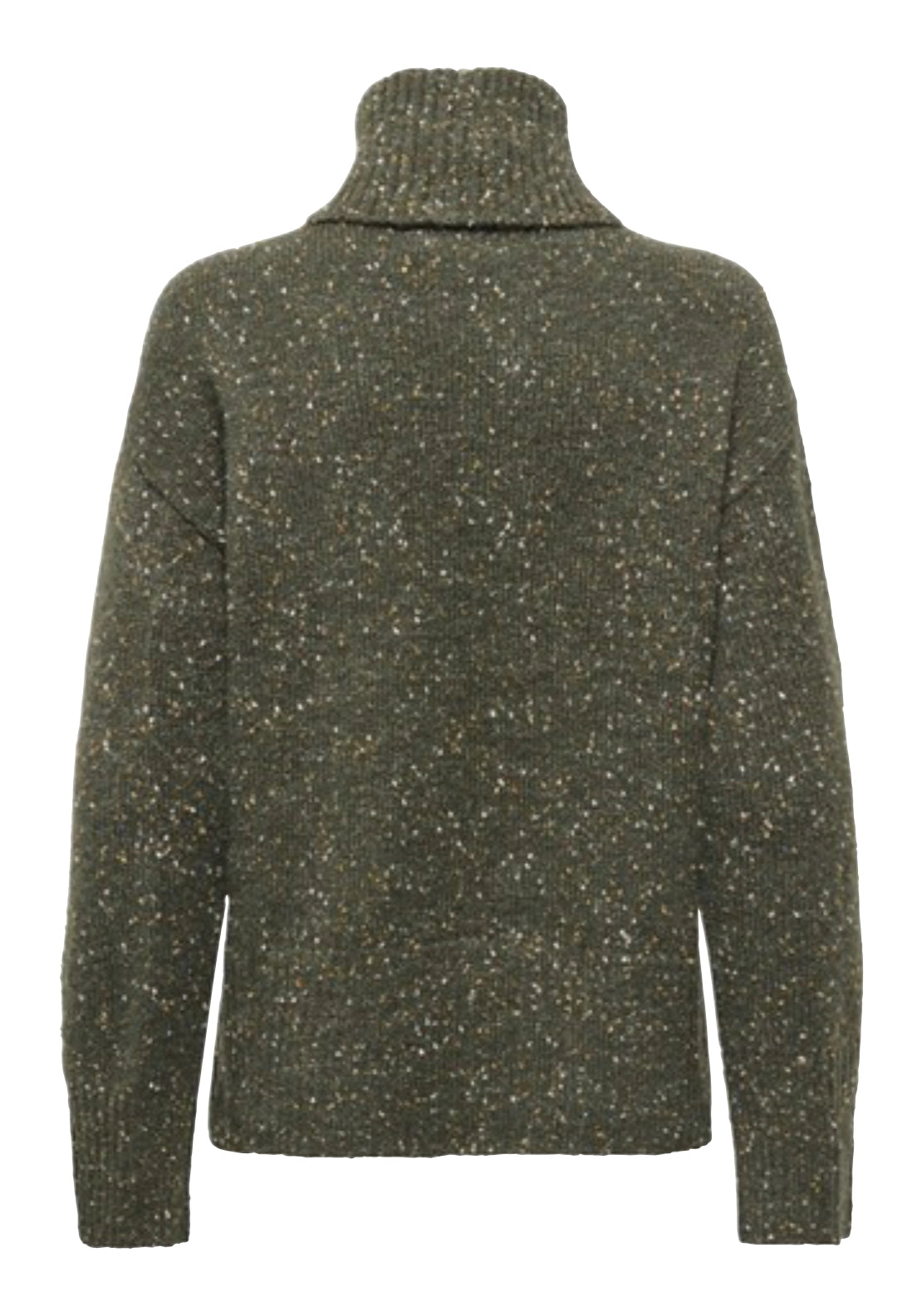 Sabine Long Sleeve Cowl Neck Pullover - Forest Night