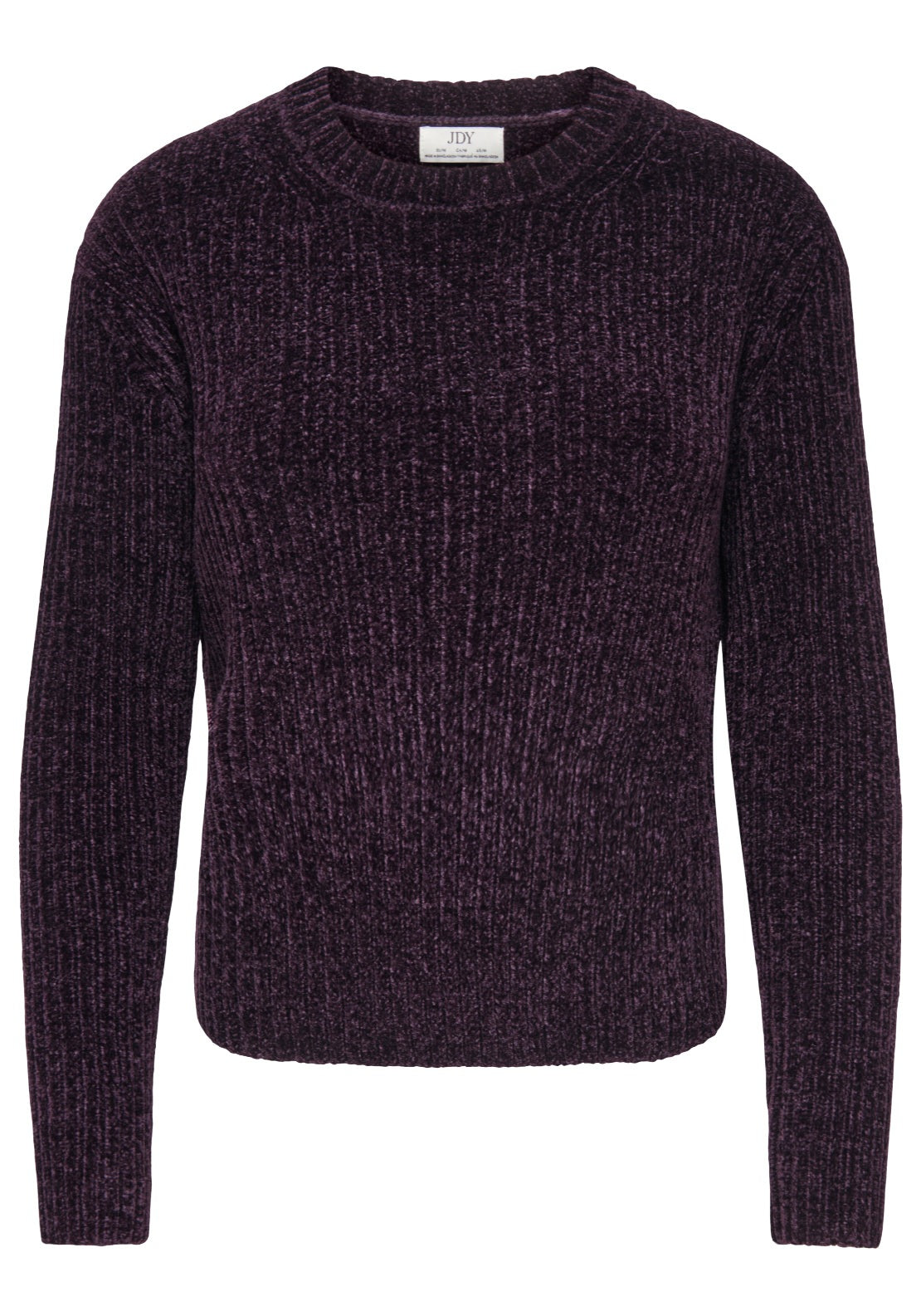 Jdy Carie Long Sleeve Chenille Pullover - Plum Perfect 1 Shaws Department Stores