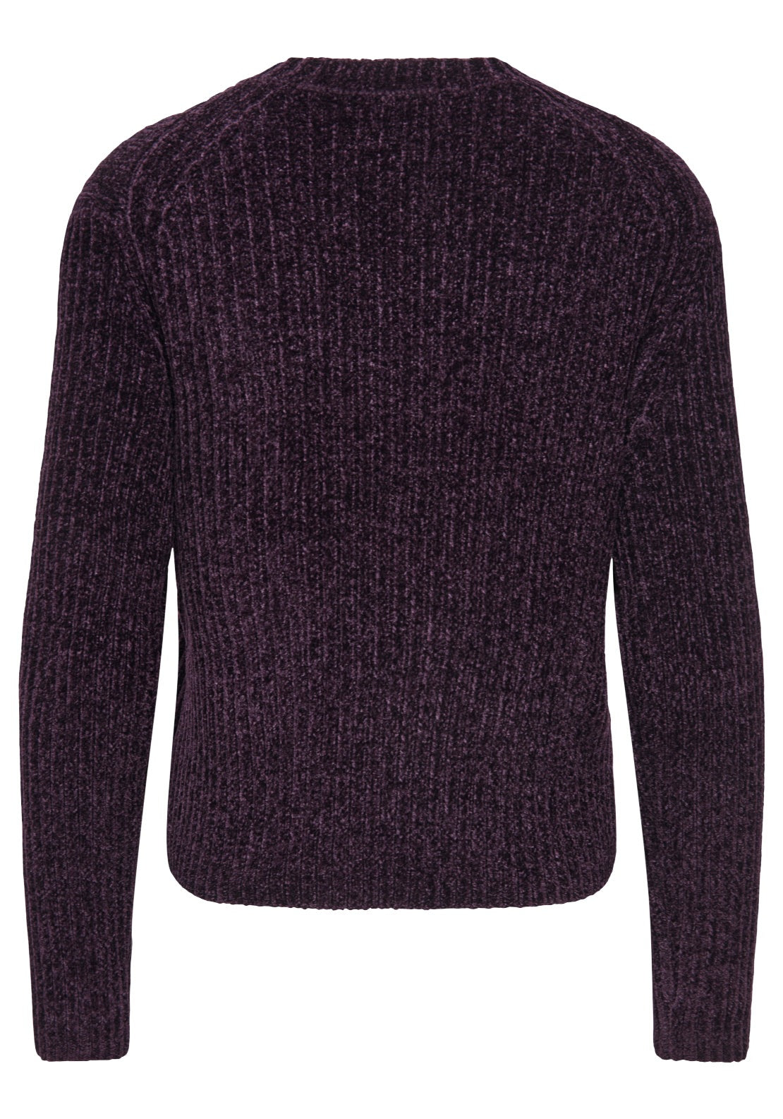 Jdy Carie Long Sleeve Chenille Pullover - Plum Perfect 2 Shaws Department Stores