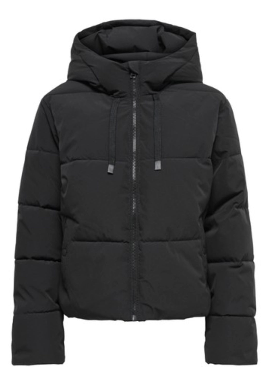 Blair Short Hooded Puffer Coat - Black