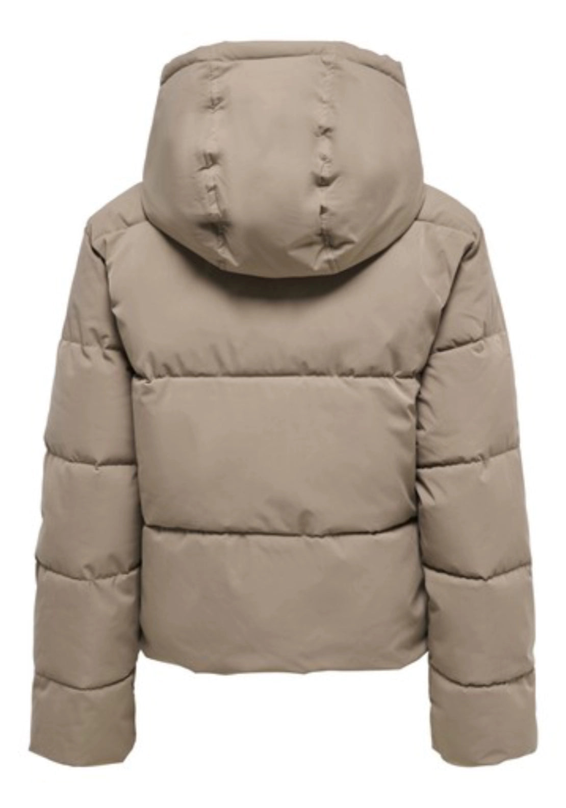 Blair Short Hooded Puffer Coat - Walnut