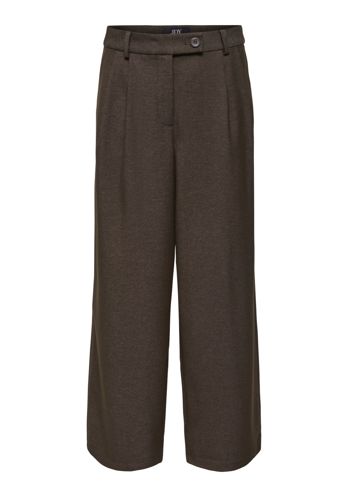Jdy Ellie Medium Rise Wide Trousers - Brown 1 Shaws Department Stores