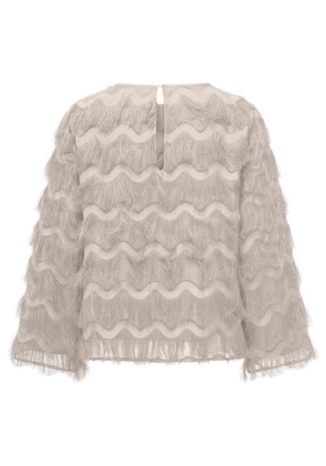 Kesha Long Sleeve Top - Pumice Stone