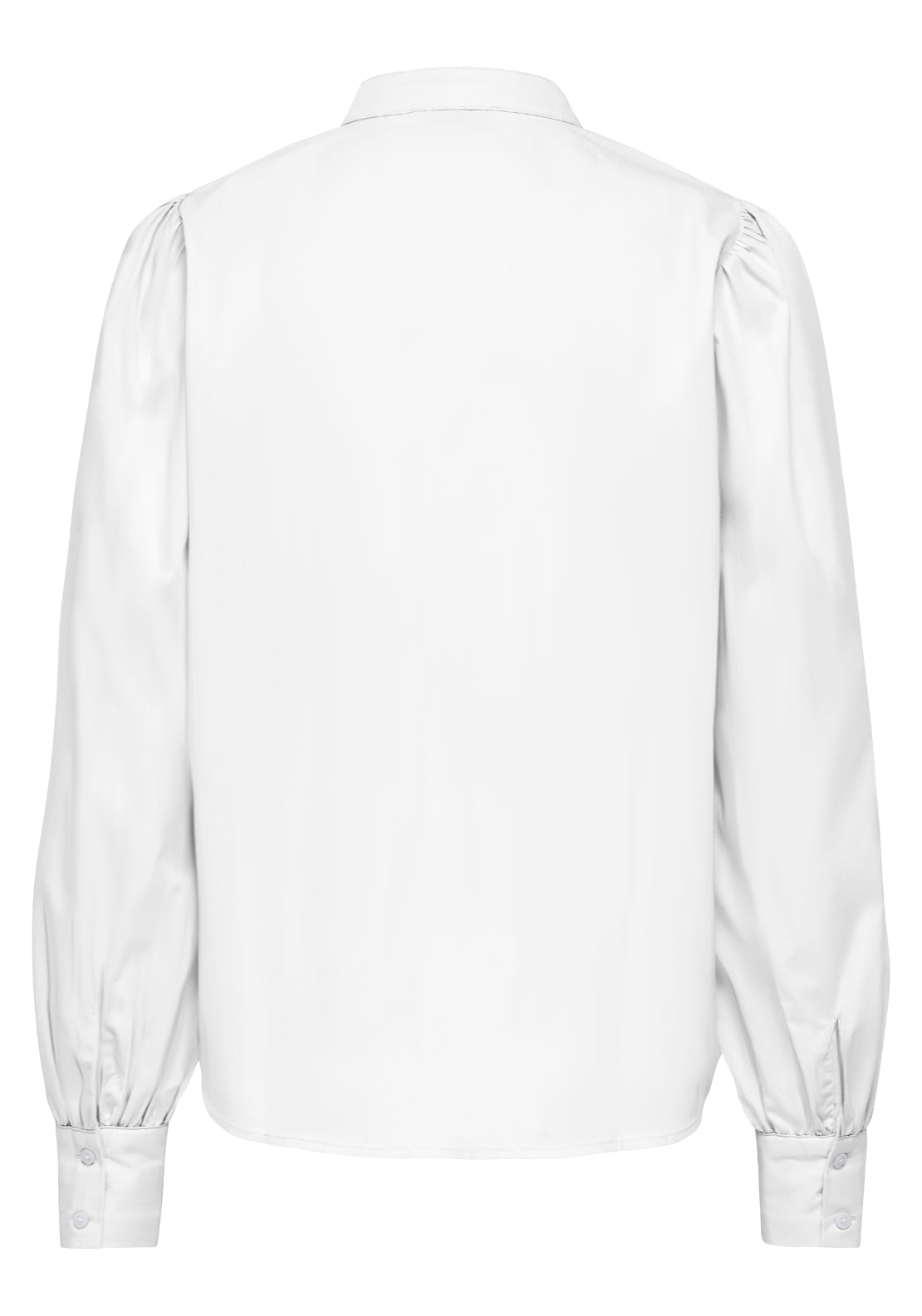 Jdy Mio Long Sleeve Mandarin Collar Shirt - White 2 Shaws Department Stores