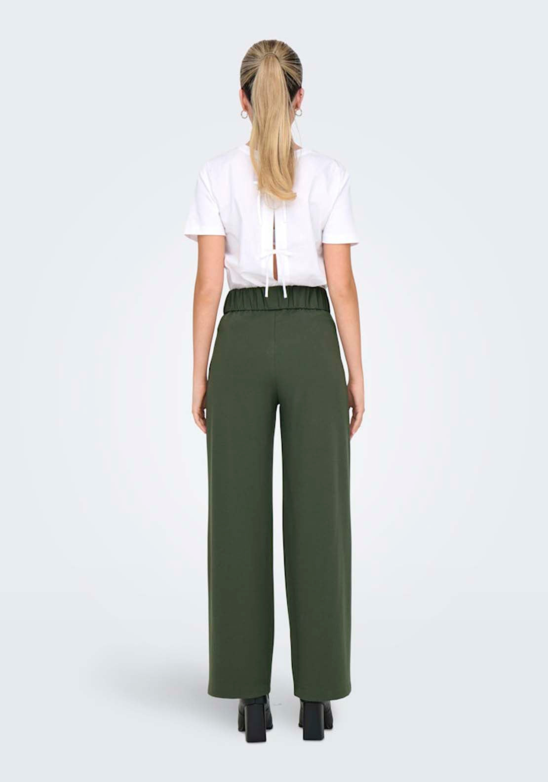 Jdy Wide Leg Trousers With Buttons - Kambaba Black Buttons 2 Shaws Department Stores