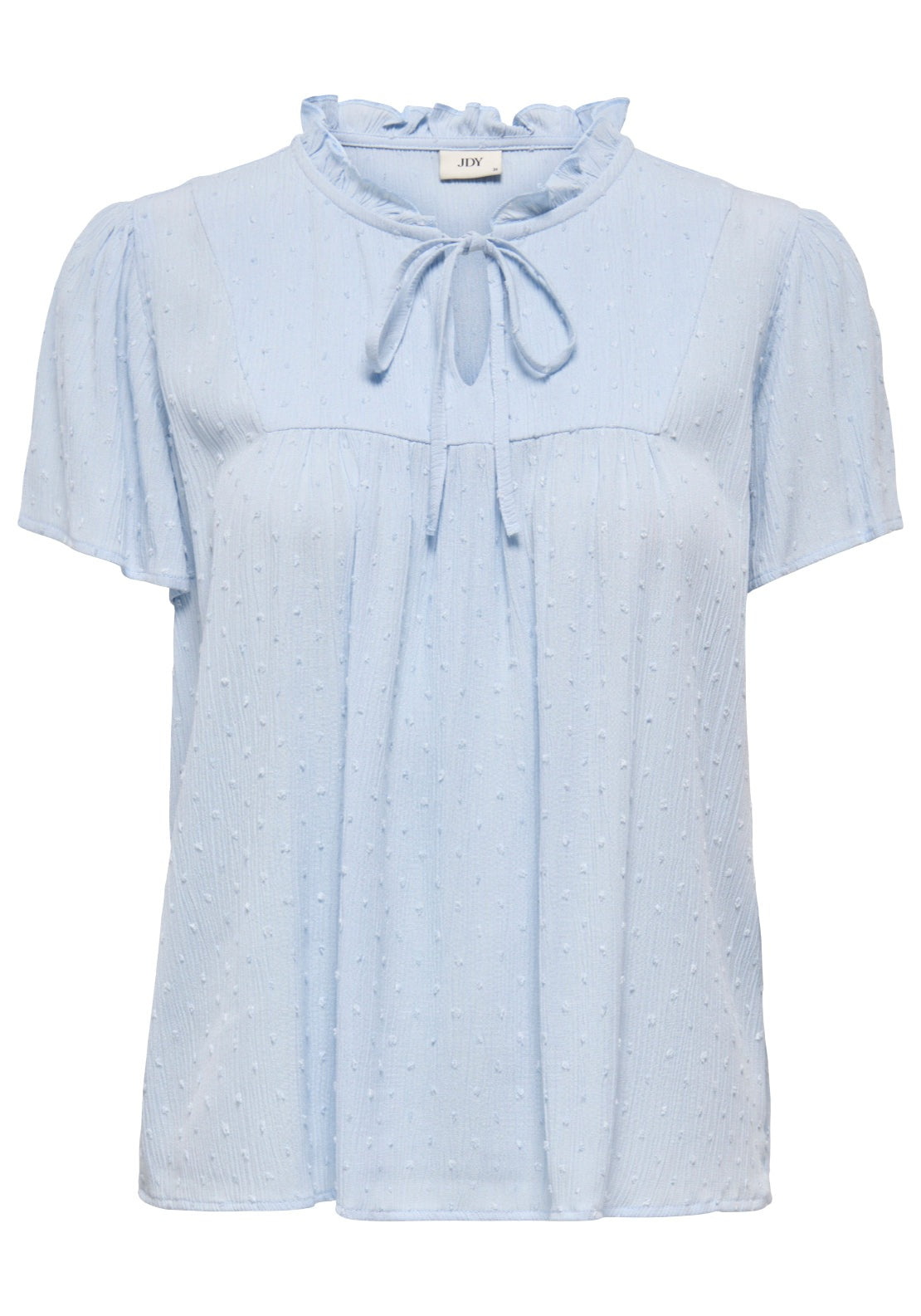 Jdy Lima Life Short Sleeve Top - Kentucky Blue 6 Shaws Department Stores