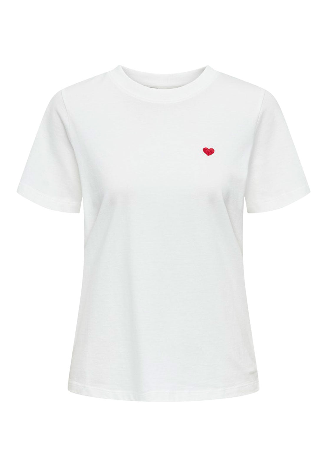 Jdy Short Sleeve T-Shirt - White 6 Shaws Department Stores