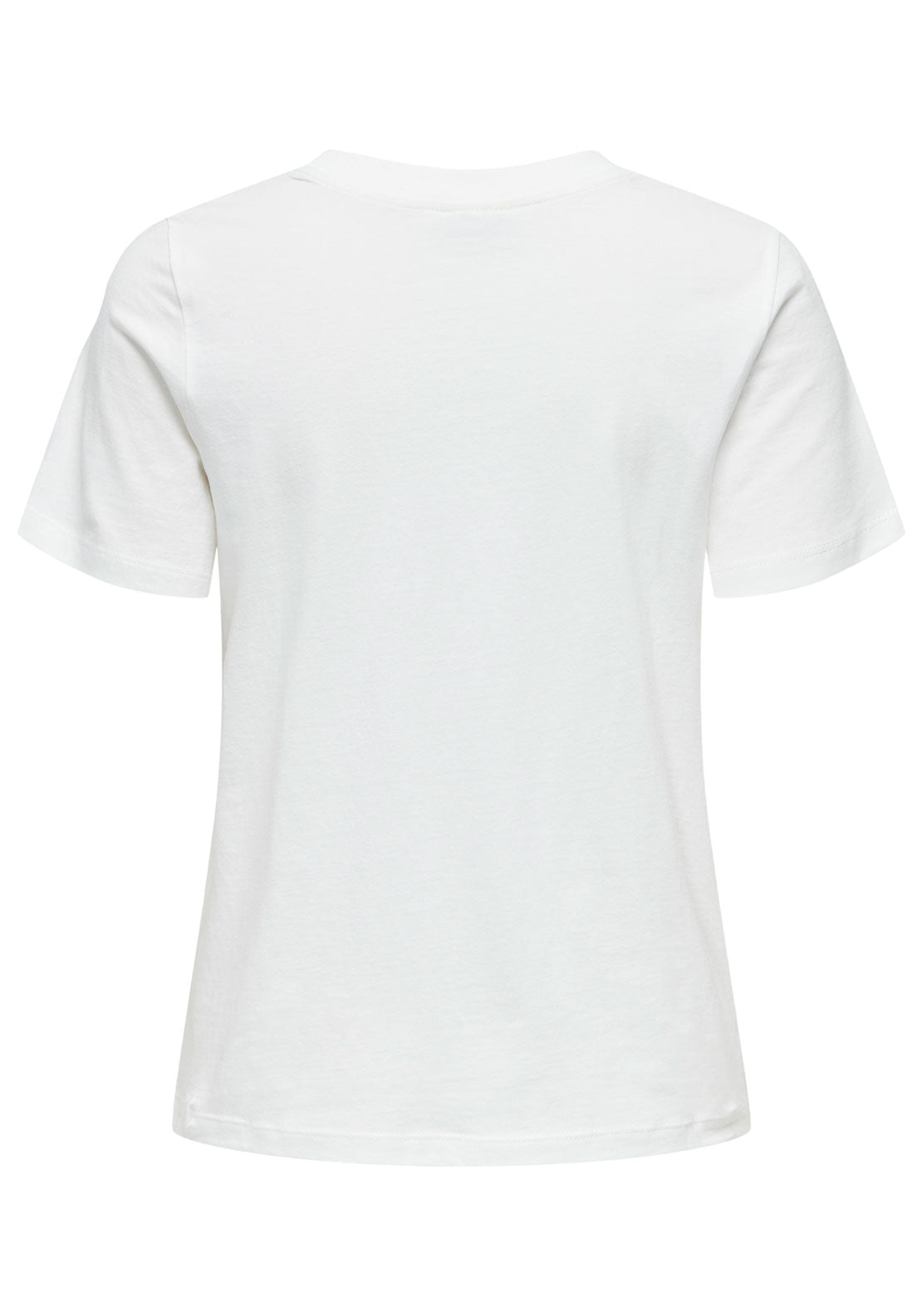 Jdy Short Sleeve Round Neck T-Shirt - Cloud Dancer Sky Cap 7 Shaws Department Stores