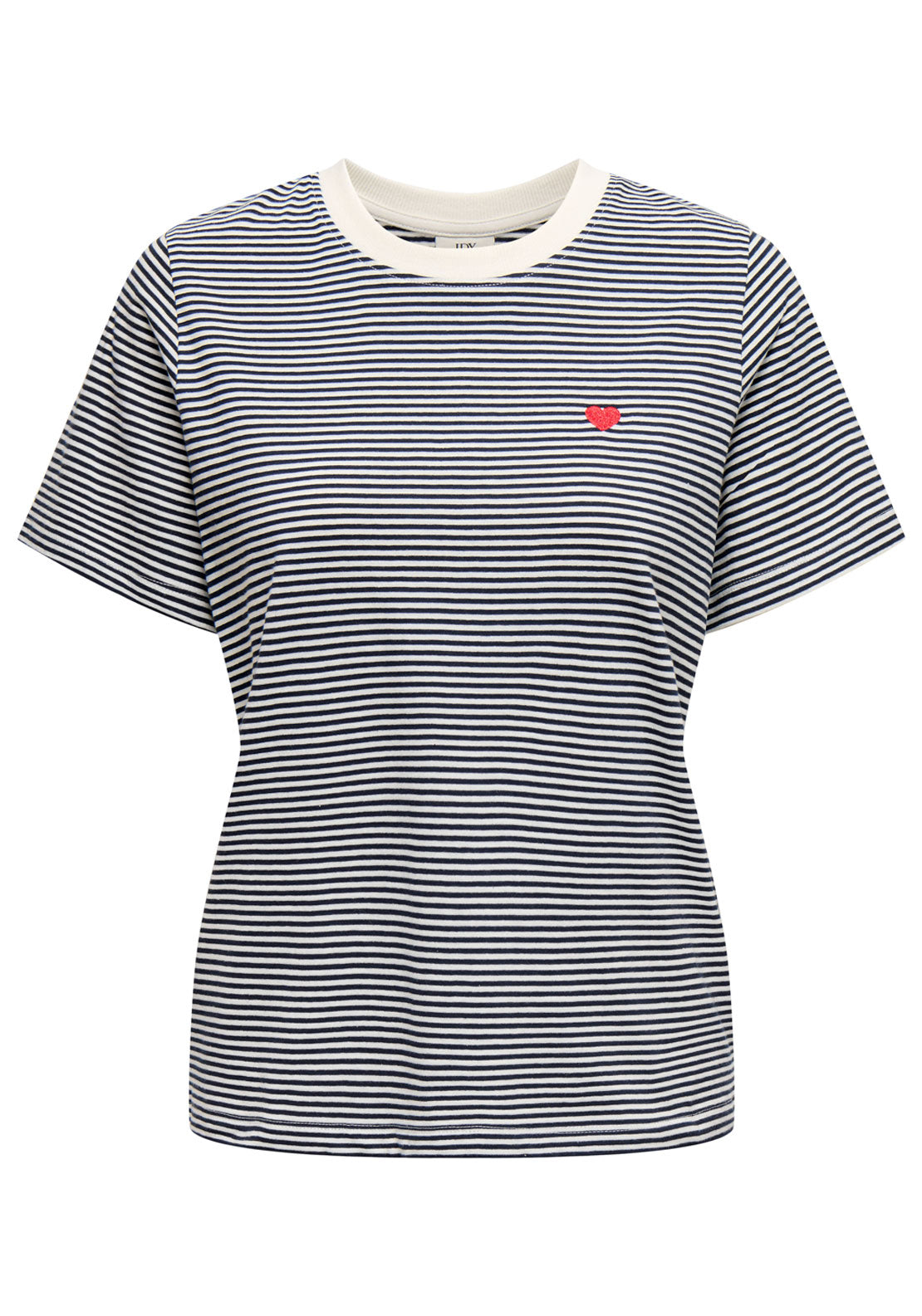 Jdy Short Sleeve Round Neck T-Shirt - Blue 7 Shaws Department Stores