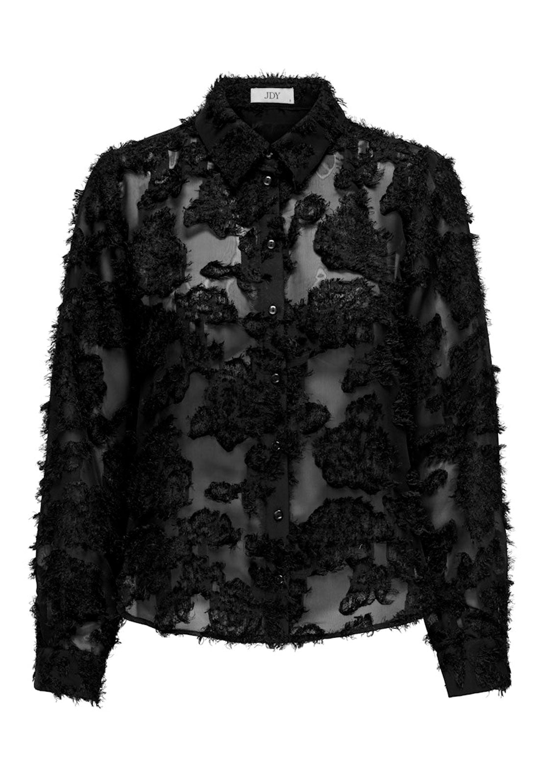 Jdy Long Sleeve Shirt - Black 6 Shaws Department Stores
