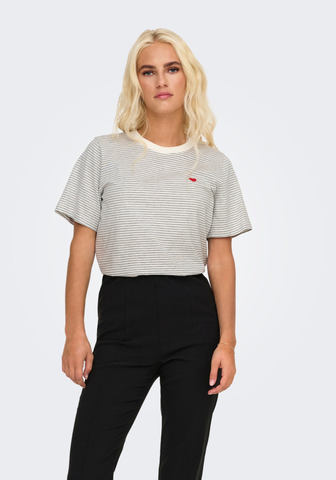 Jdy 100% Cotton Pisa Life Short Sleeve Print Top - White 4 Shaws Department Stores